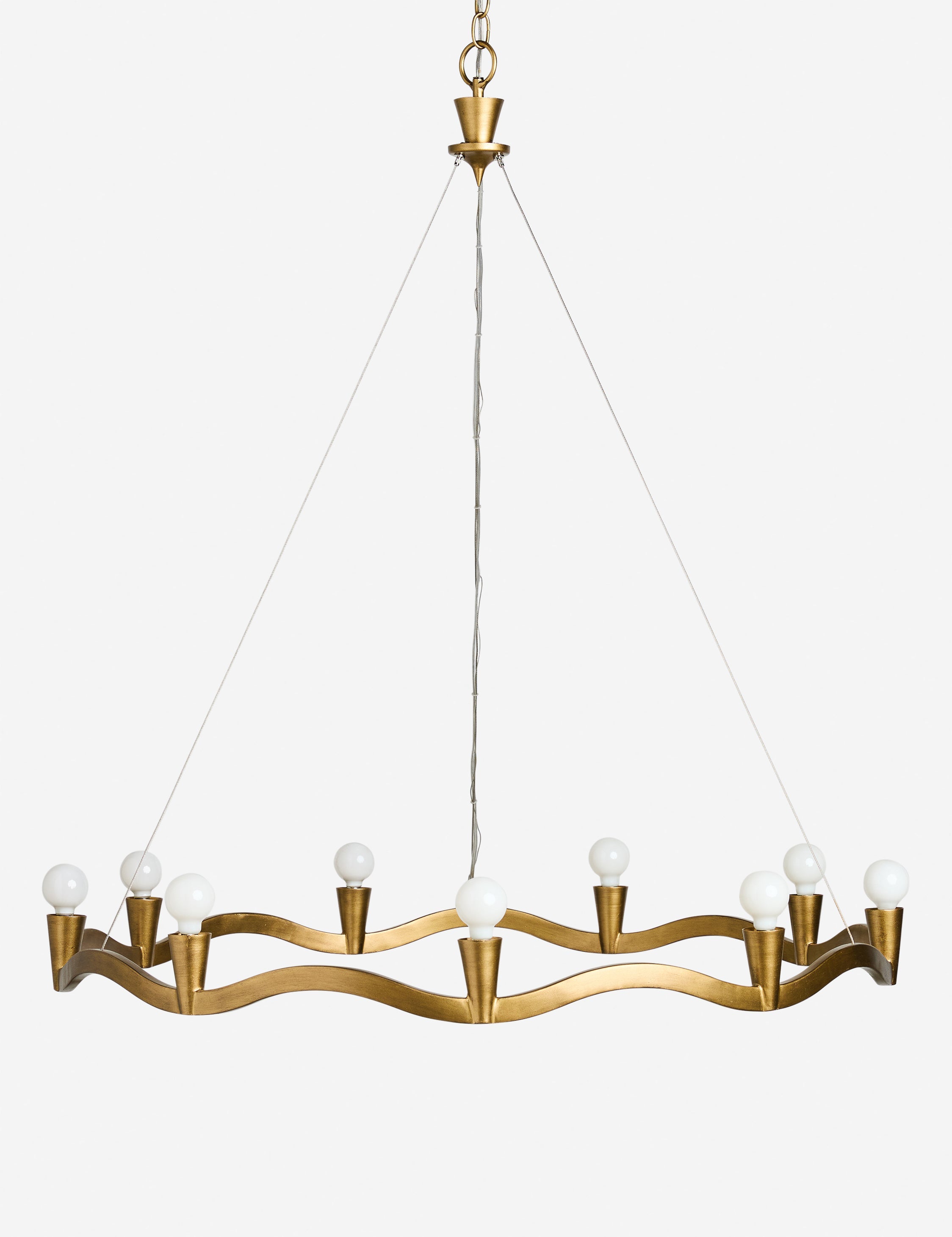 Fina Chandelier | Wrought Iron, Modern Design