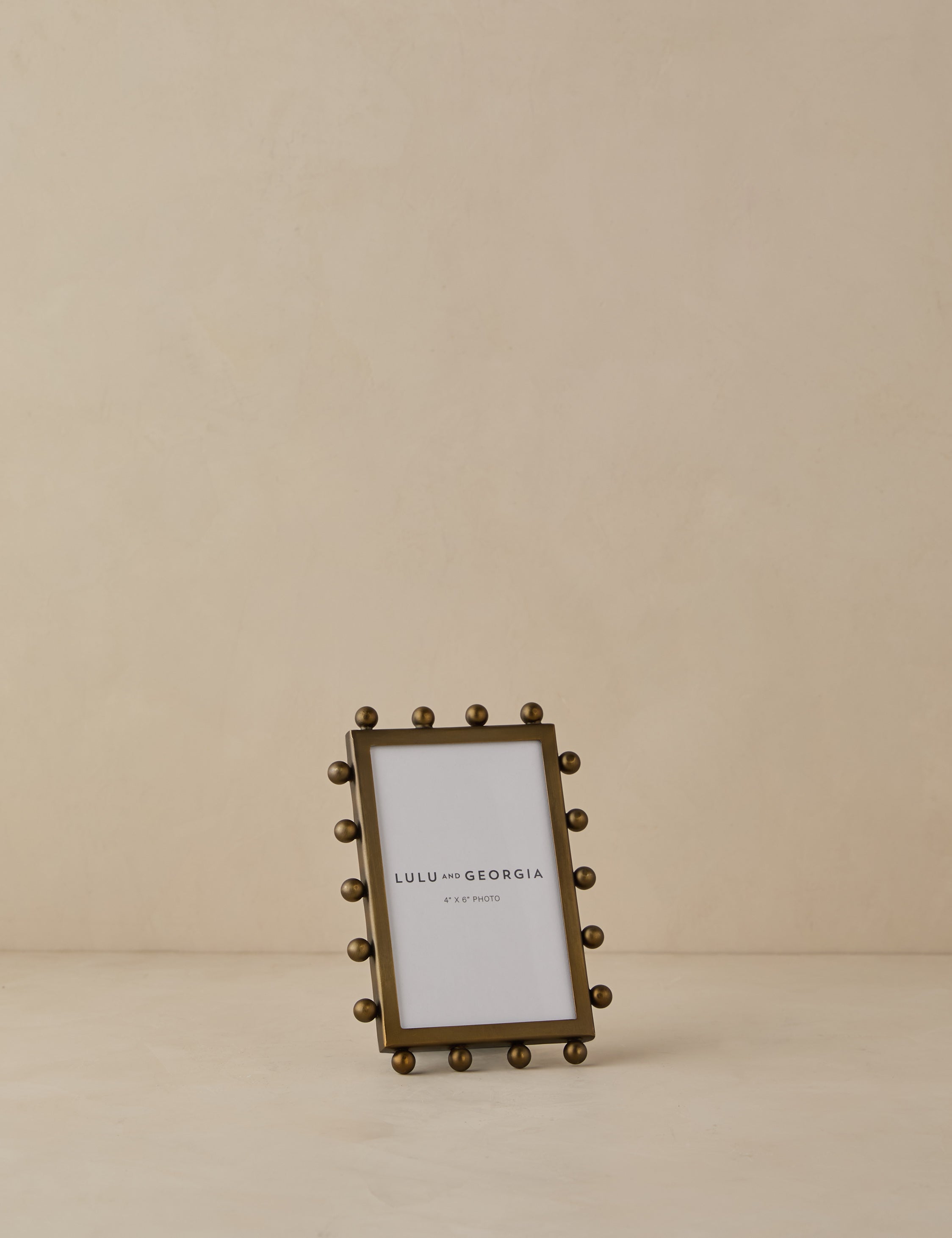 Luxe Picture Frame | Knobbed Accents, Dual Orientation
