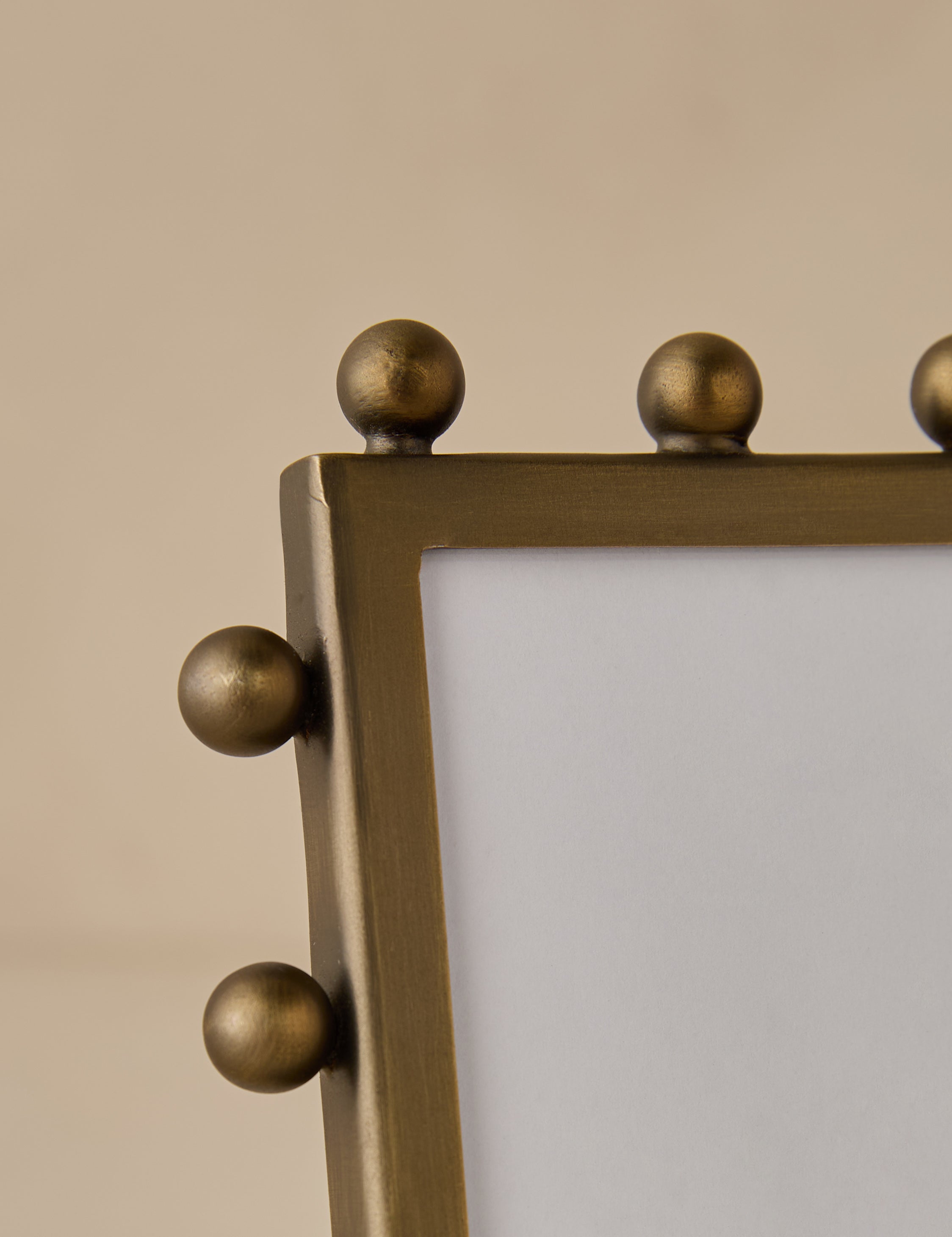 Luxe Picture Frame | Knobbed Accents, Dual Orientation