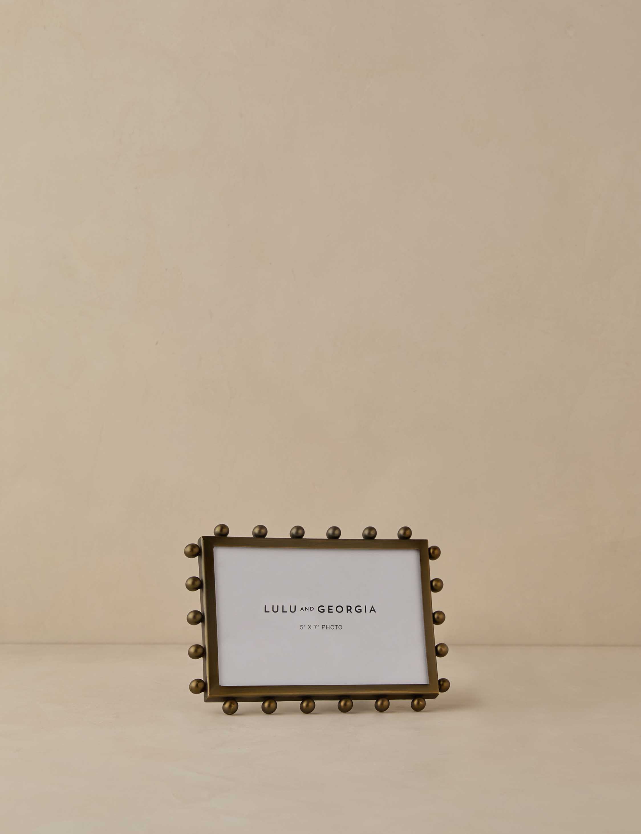 Luxe Picture Frame | Knobbed Accents, Dual Orientation