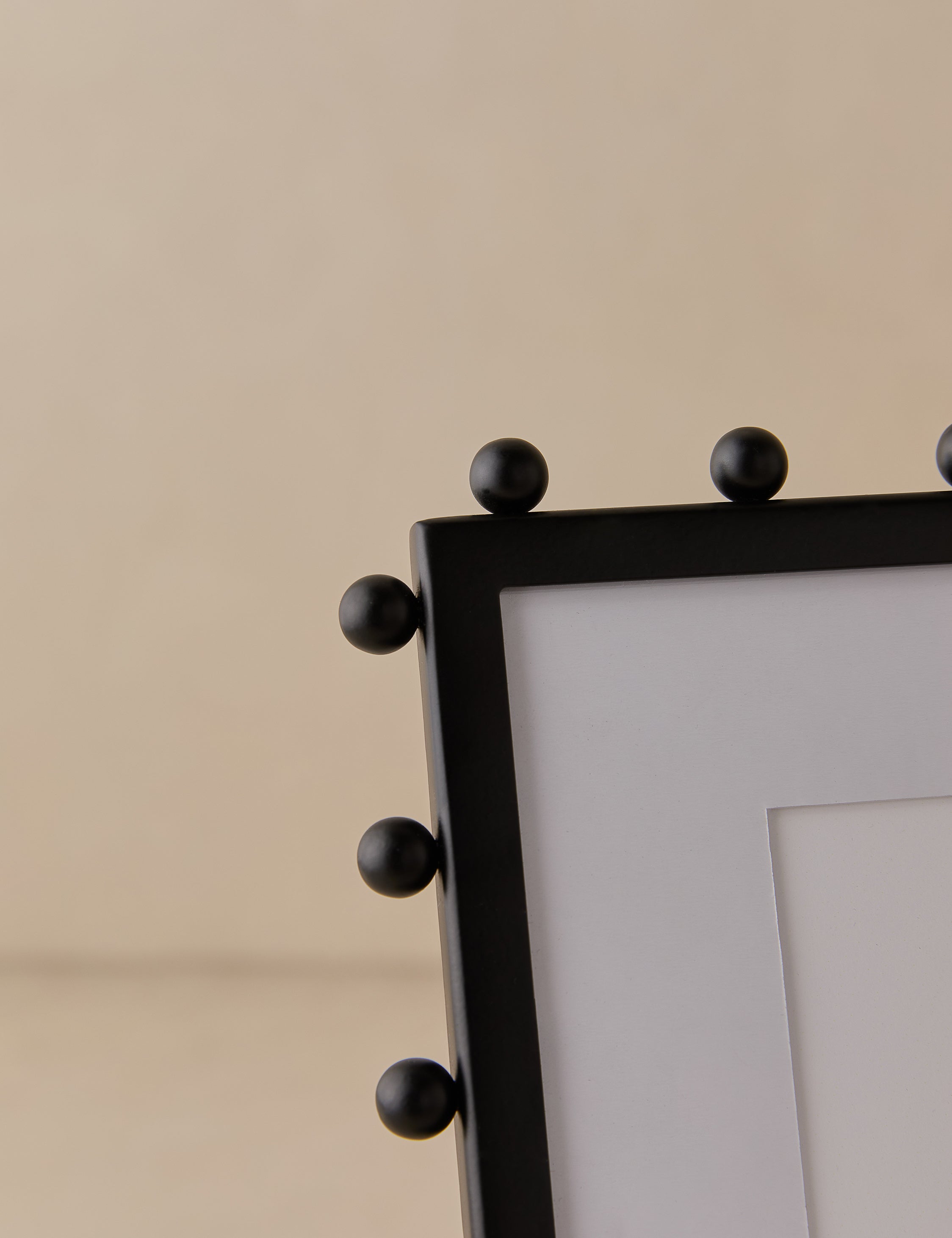 Luxe Picture Frame | Knobbed Accents, Dual Orientation