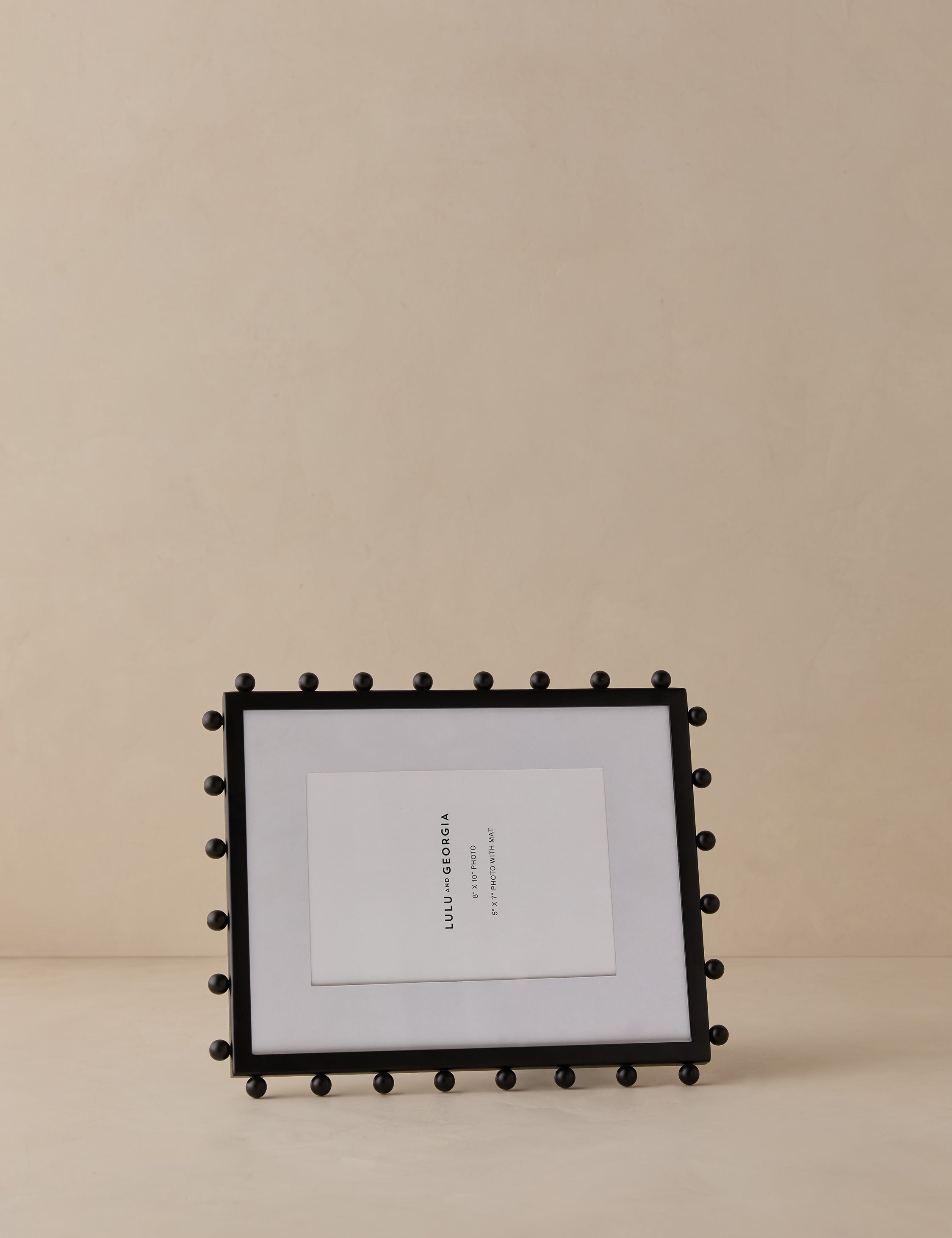 Luxe Picture Frame | Knobbed Accents, Dual Orientation