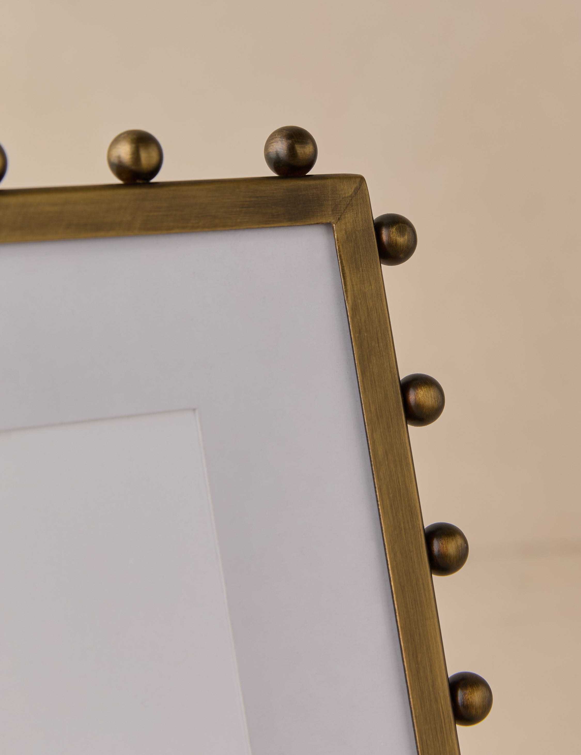 Luxe Picture Frame | Knobbed Accents, Dual Orientation