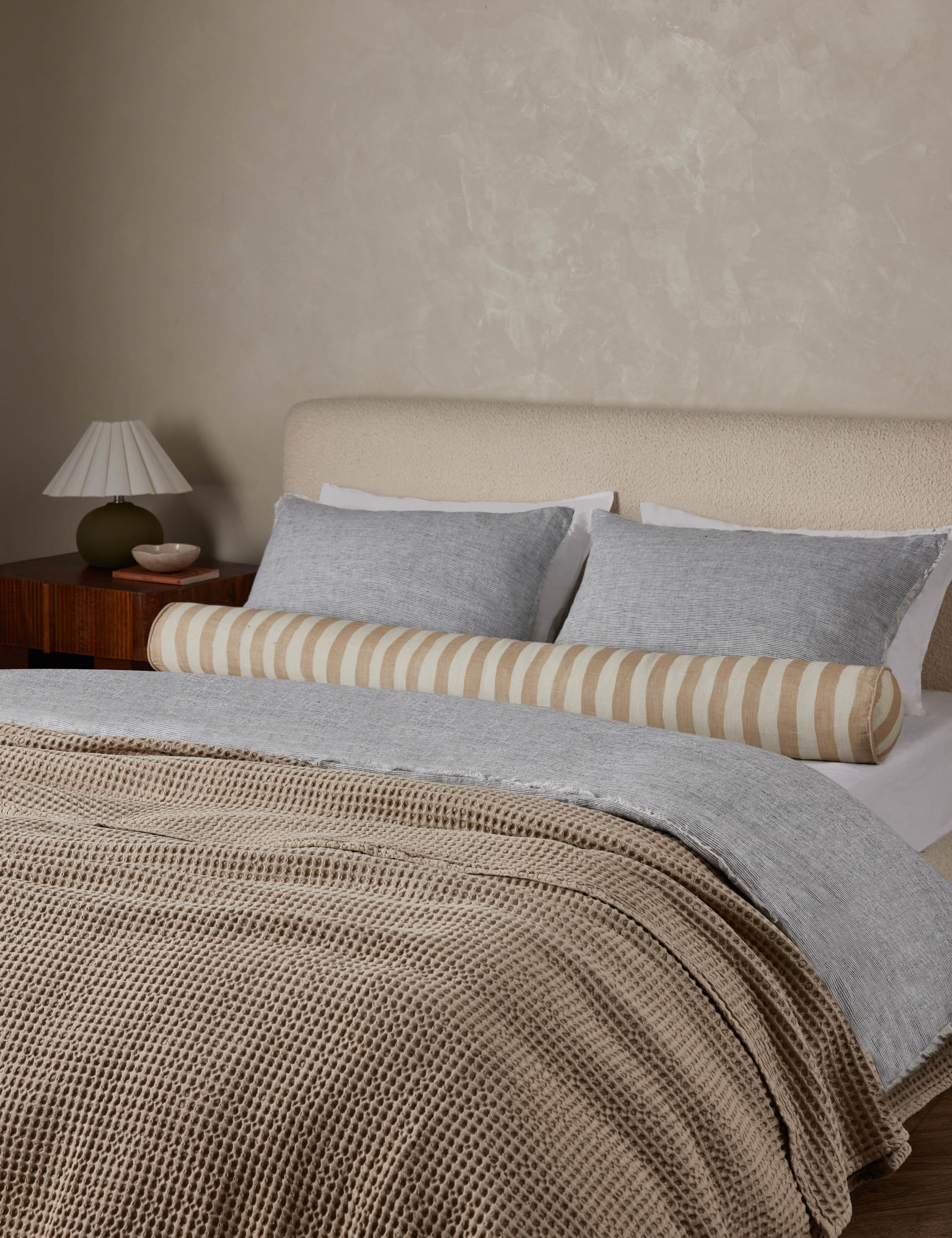 Luxe Logan Duvet Cover | Linen with Frayed Edges