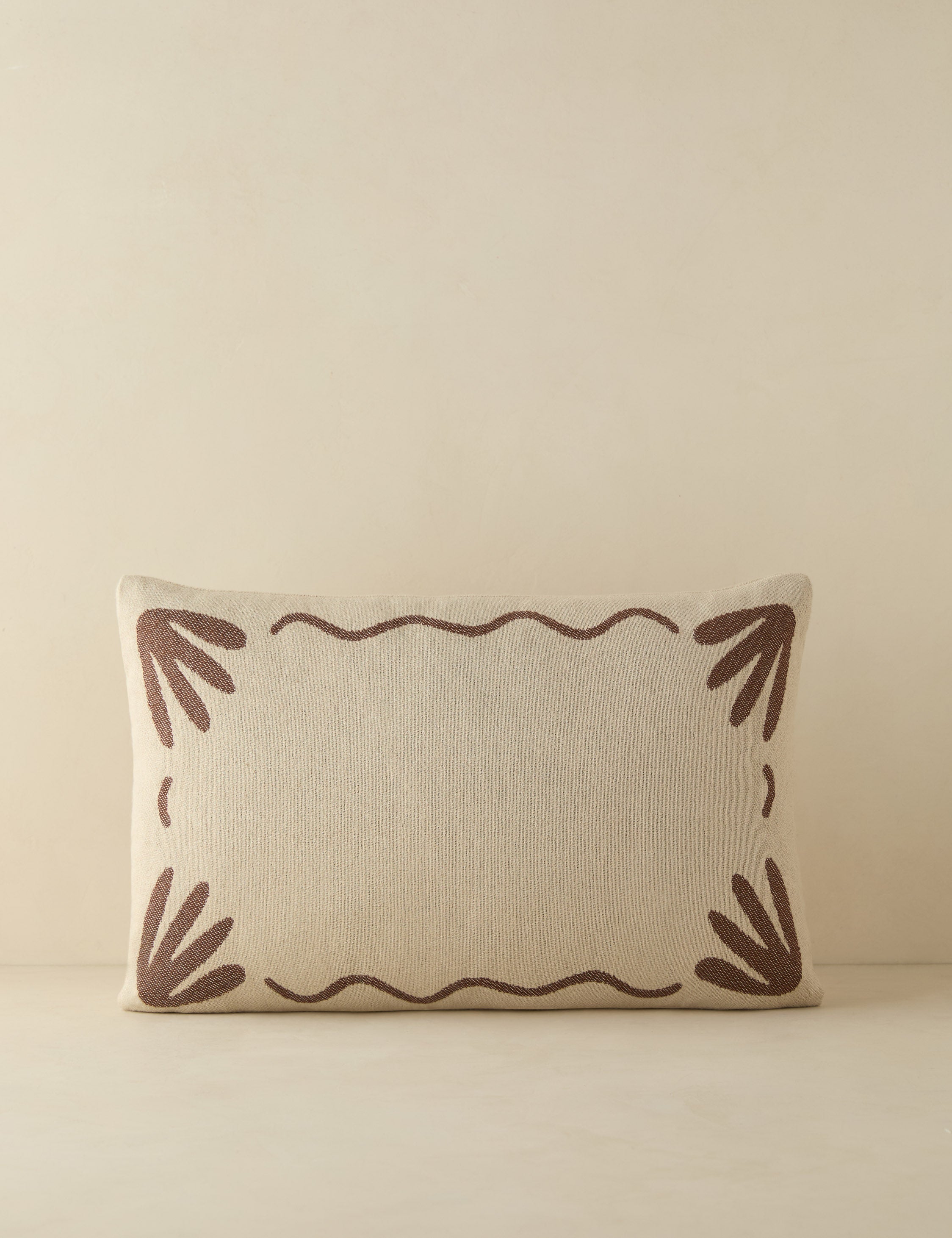 Luna Indoor/Outdoor Pillow | Abstract Minimalist Design, Chic Edge