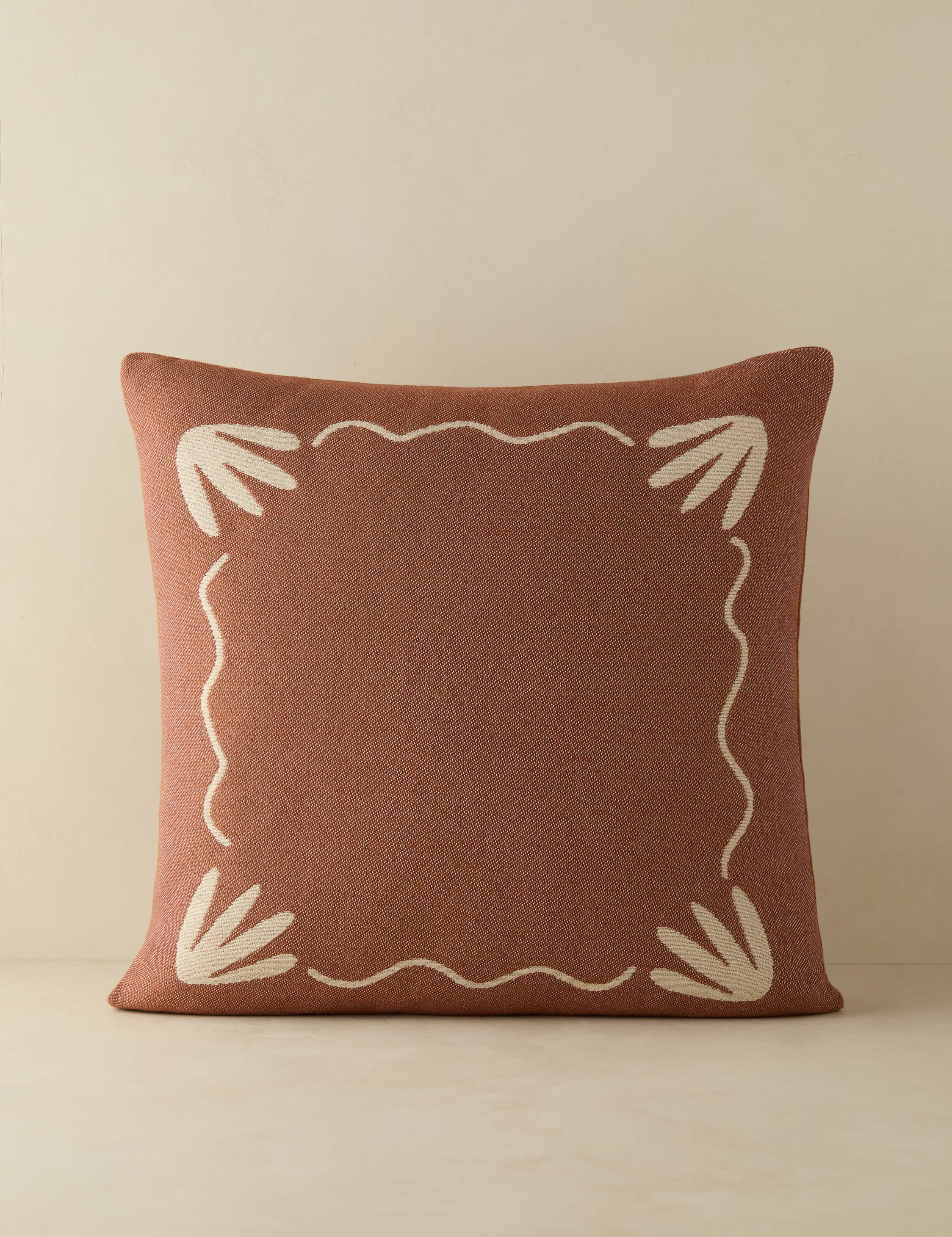 Luna Indoor/Outdoor Pillow | Abstract Minimalist Design, Chic Edge