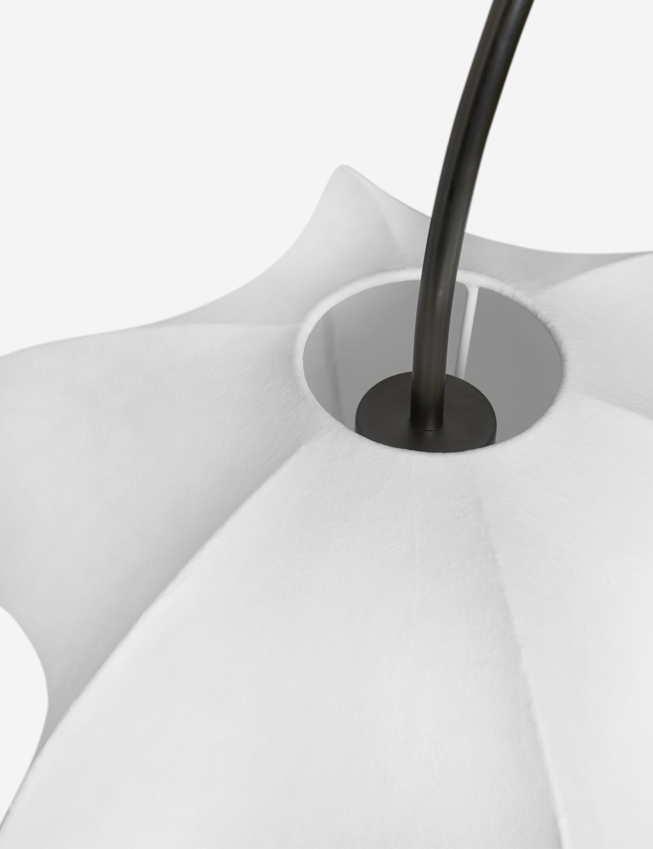 Lunara Linear Chandelier | Lantern Shades, Arc-Shape Design