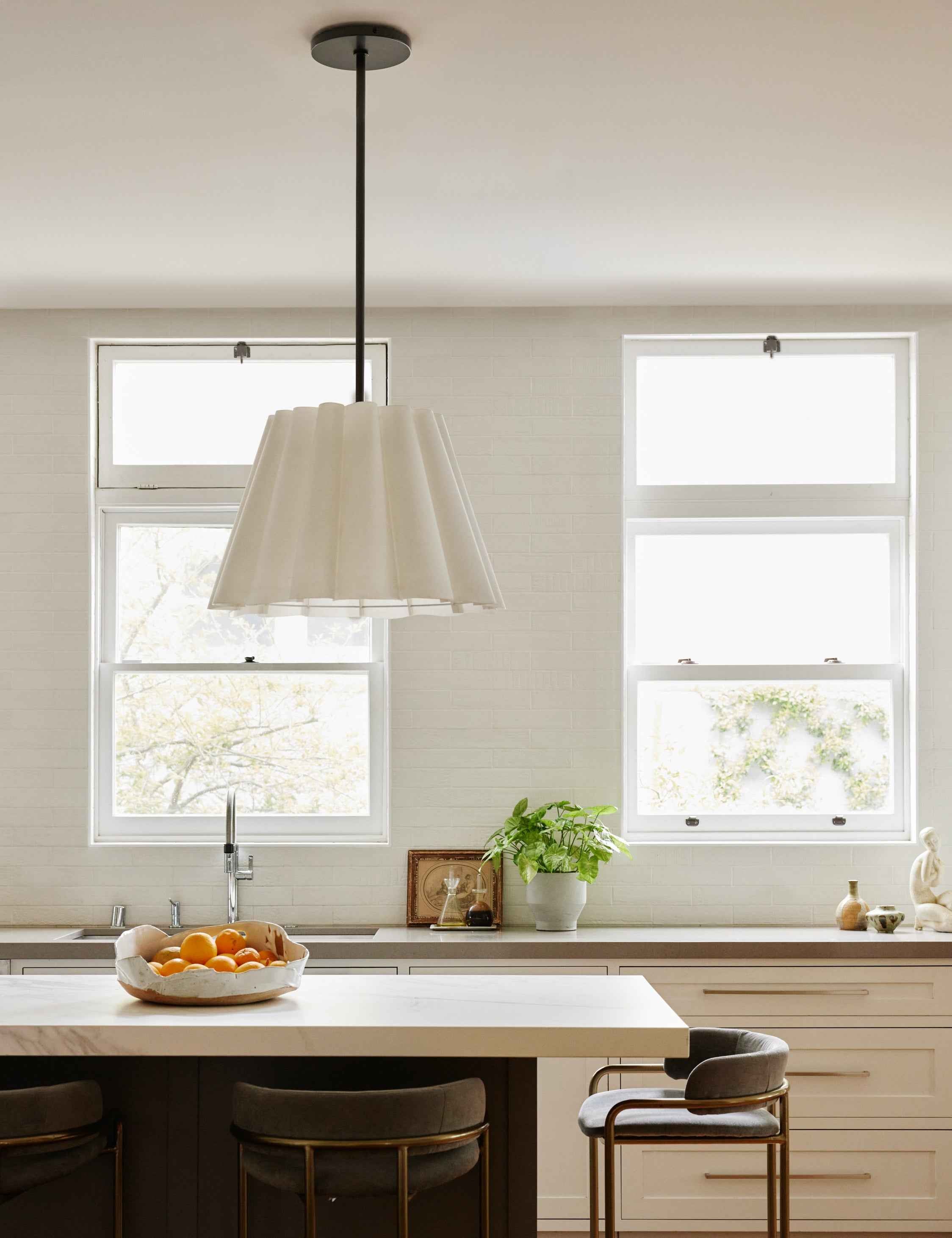 Milo Pendant Light | Ruffled Shade, Modern Design