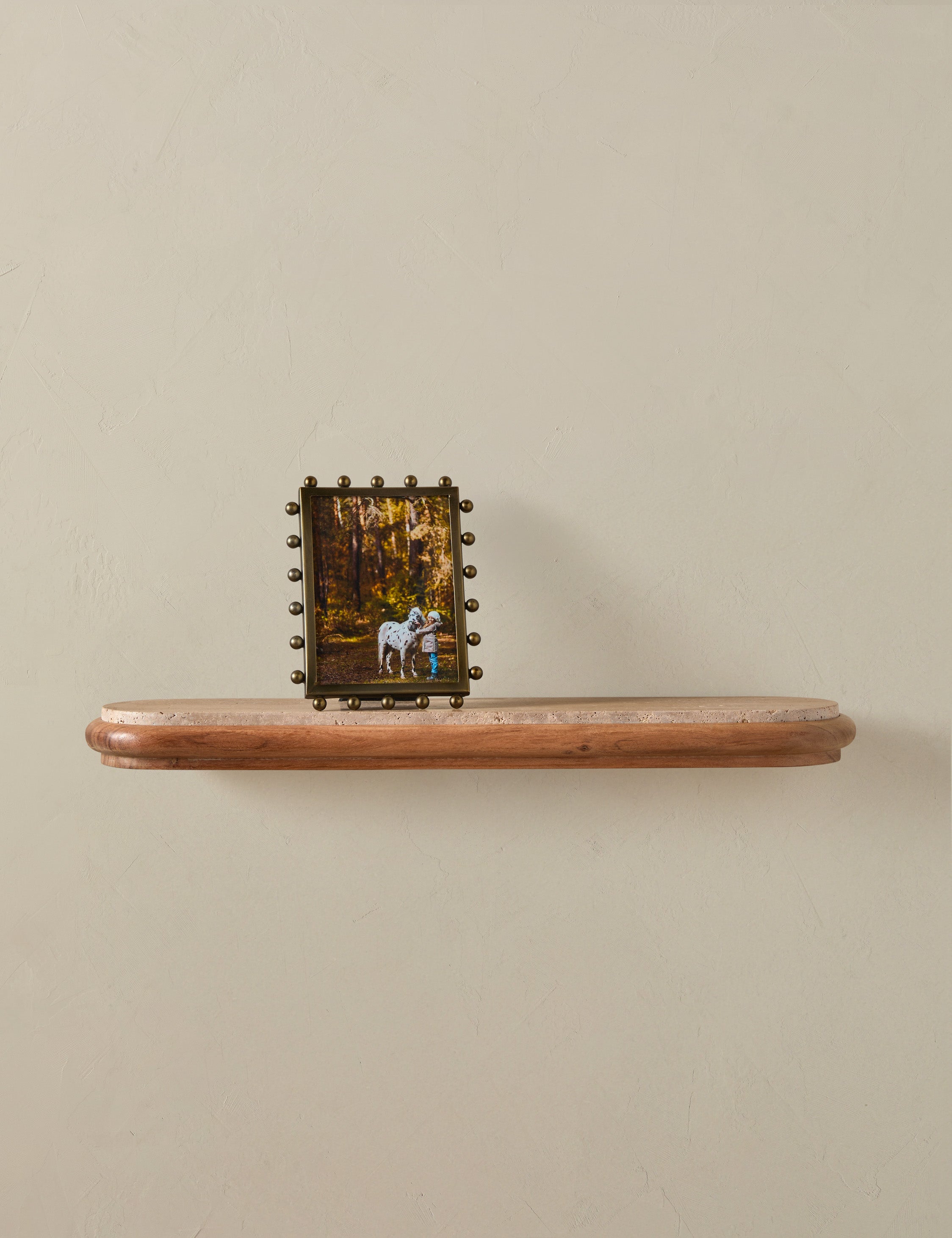 Gretel Shelf | Stone Inlay, Traditional Design
