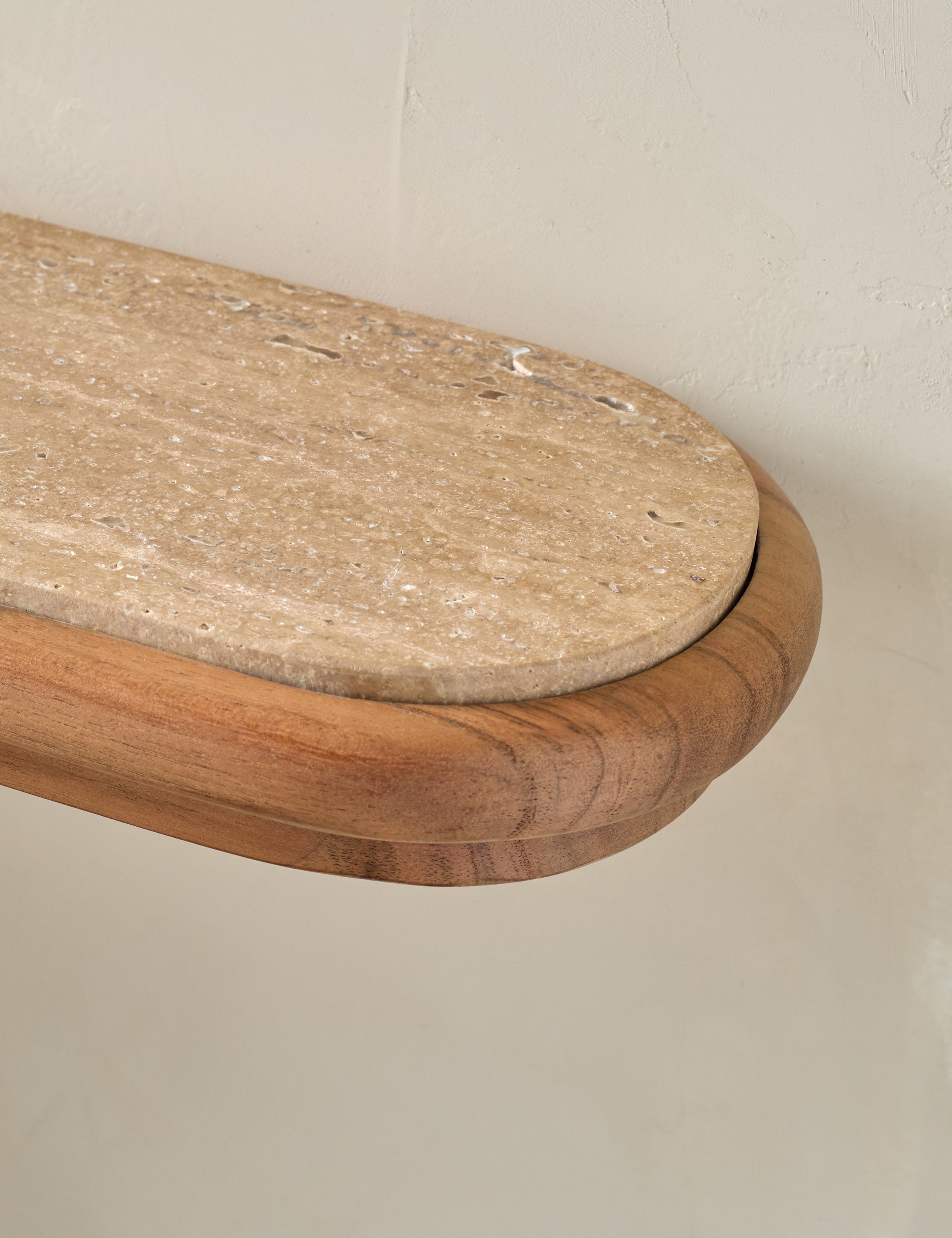 Gretel Shelf | Stone Inlay, Traditional Design