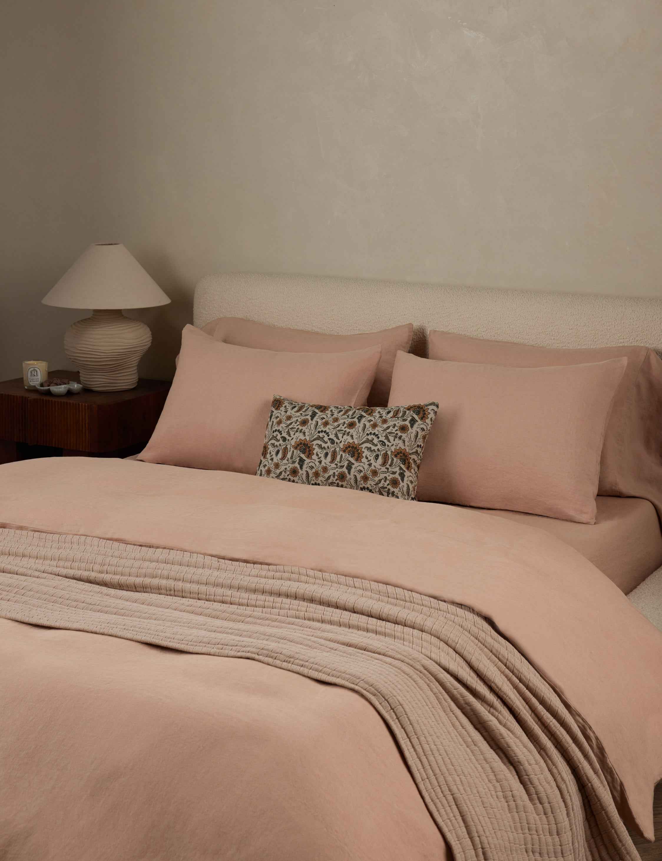 Milo Duvet Cover | European Flax Linen, Button Closures