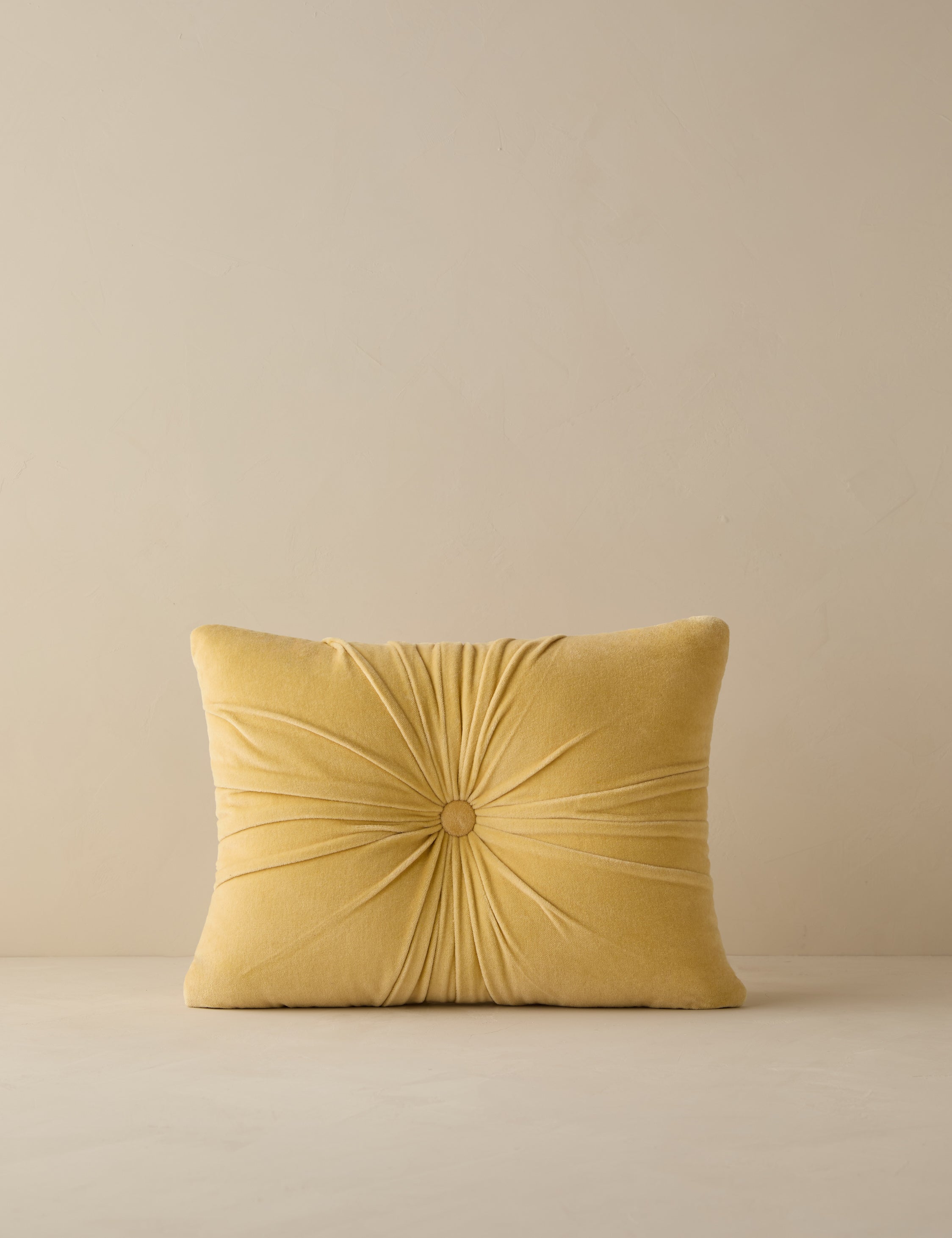 Milo Velvet Pillow | Button-Tufted Design, Chic Accent