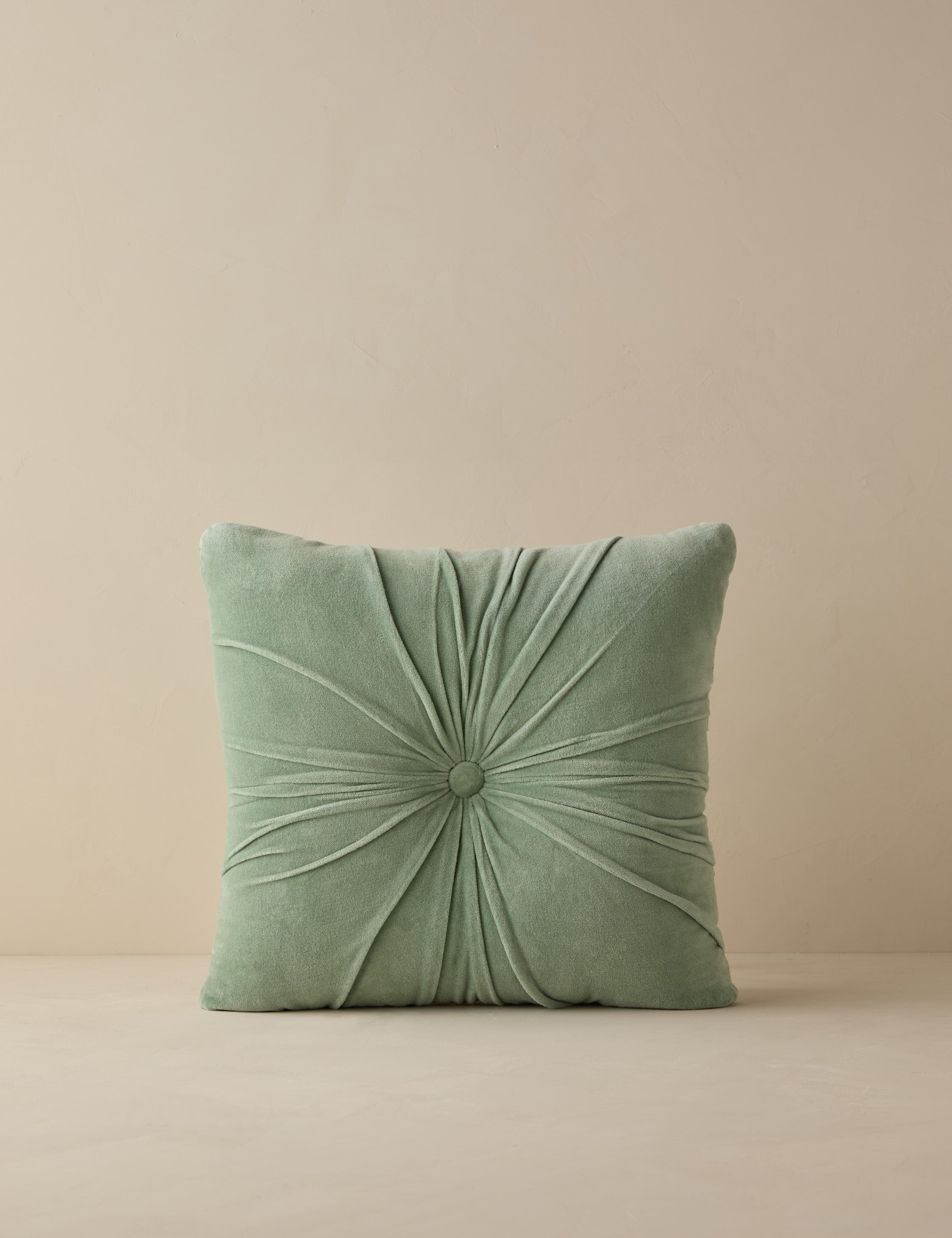 Milo Velvet Pillow | Button-Tufted, Luxurious Design