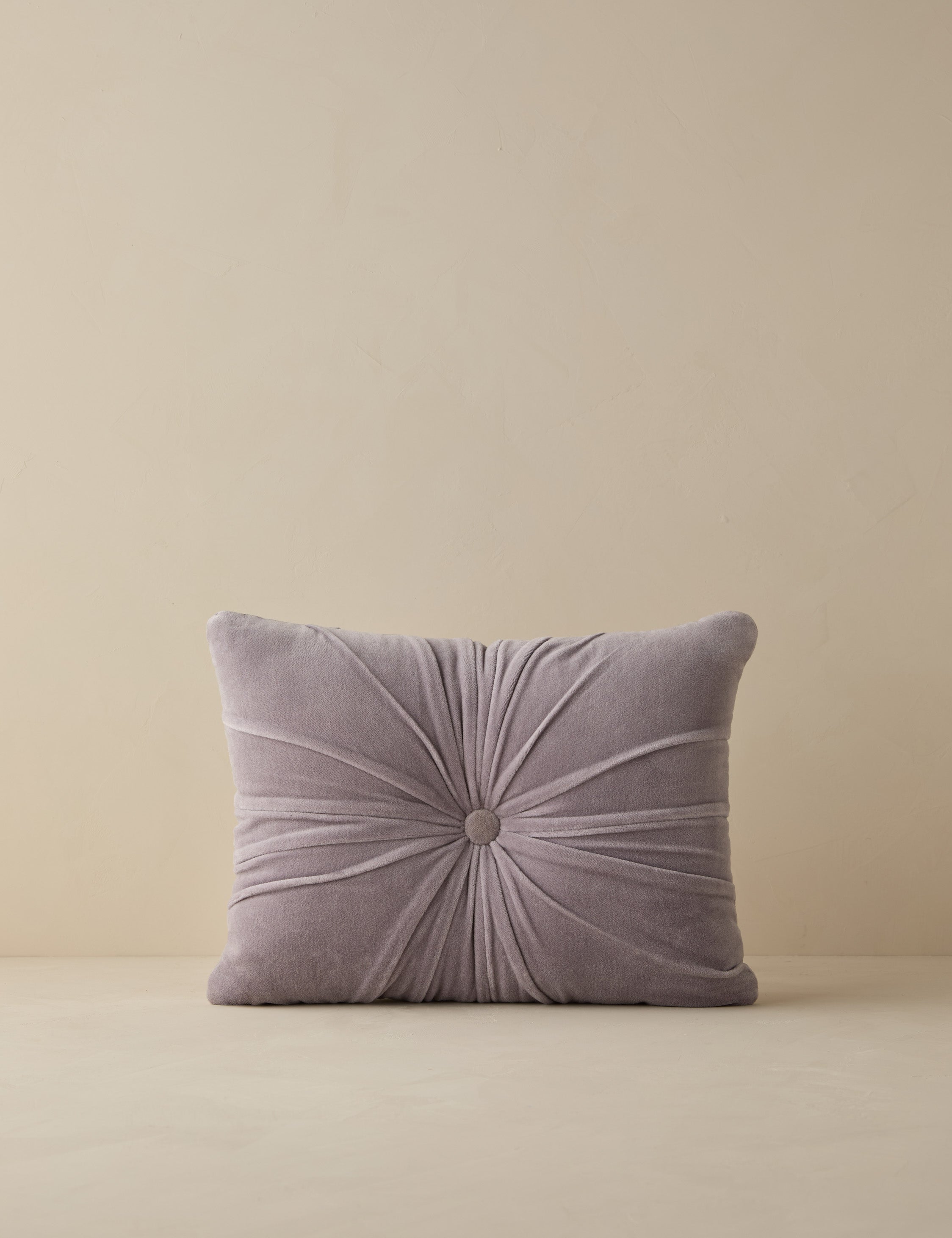 Milo Velvet Pillow | Button-Tufted, Luxurious Design