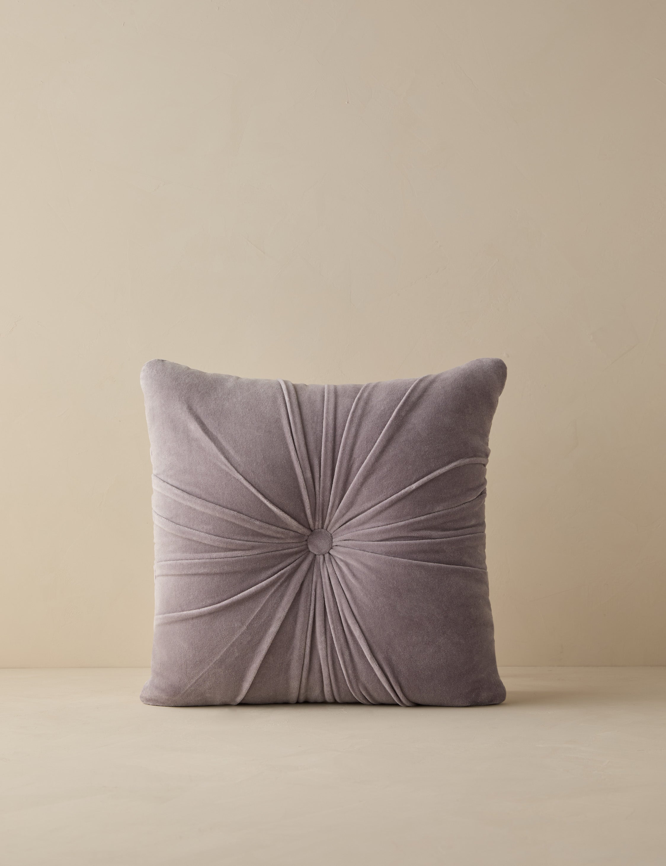 Milo Velvet Pillow | Button-Tufted, Luxurious Design