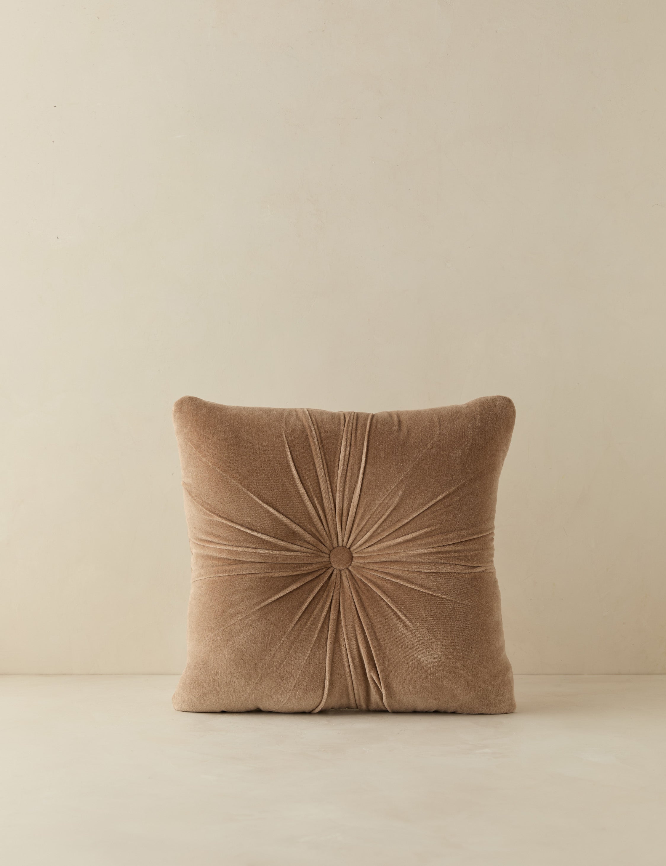 Milo Velvet Pillow | Button-Tufted, Luxurious Design