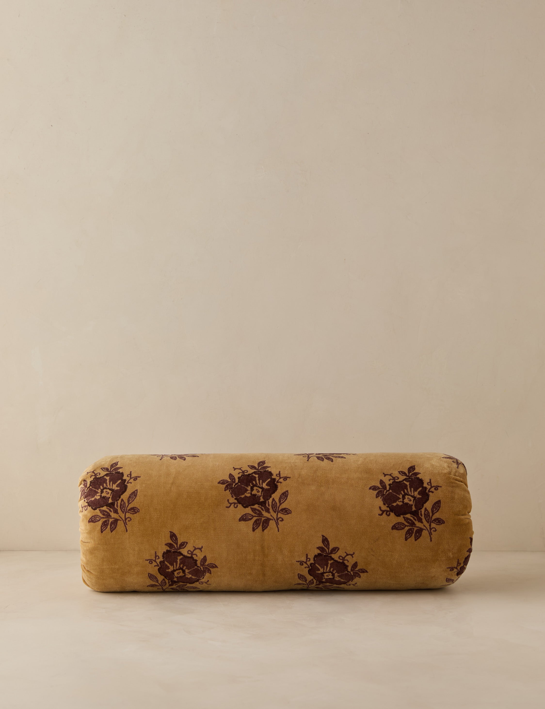 Mira Velvet Pillow | Vintage Florals, Rich Texture
