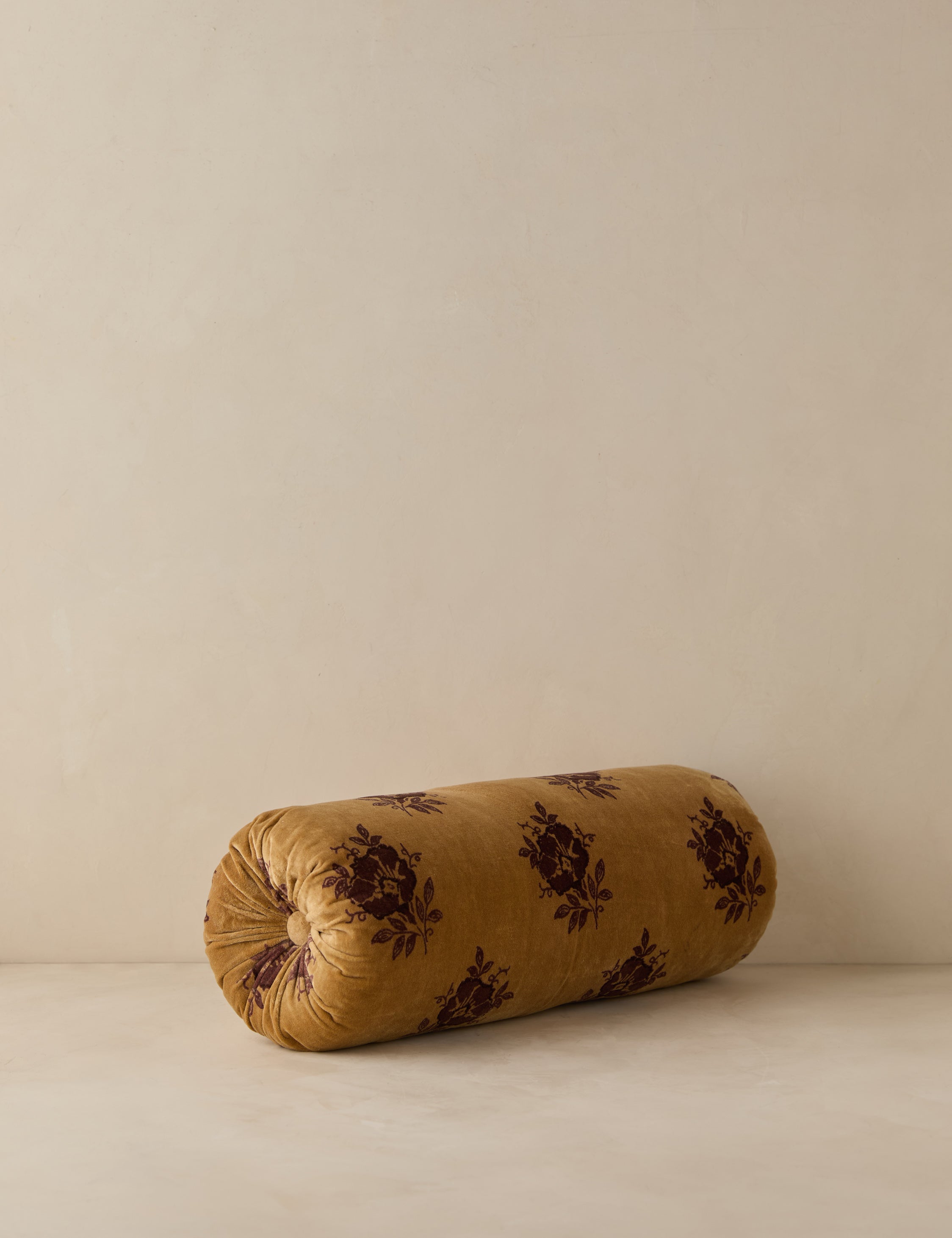 Mira Velvet Pillow | Vintage Florals, Rich Texture