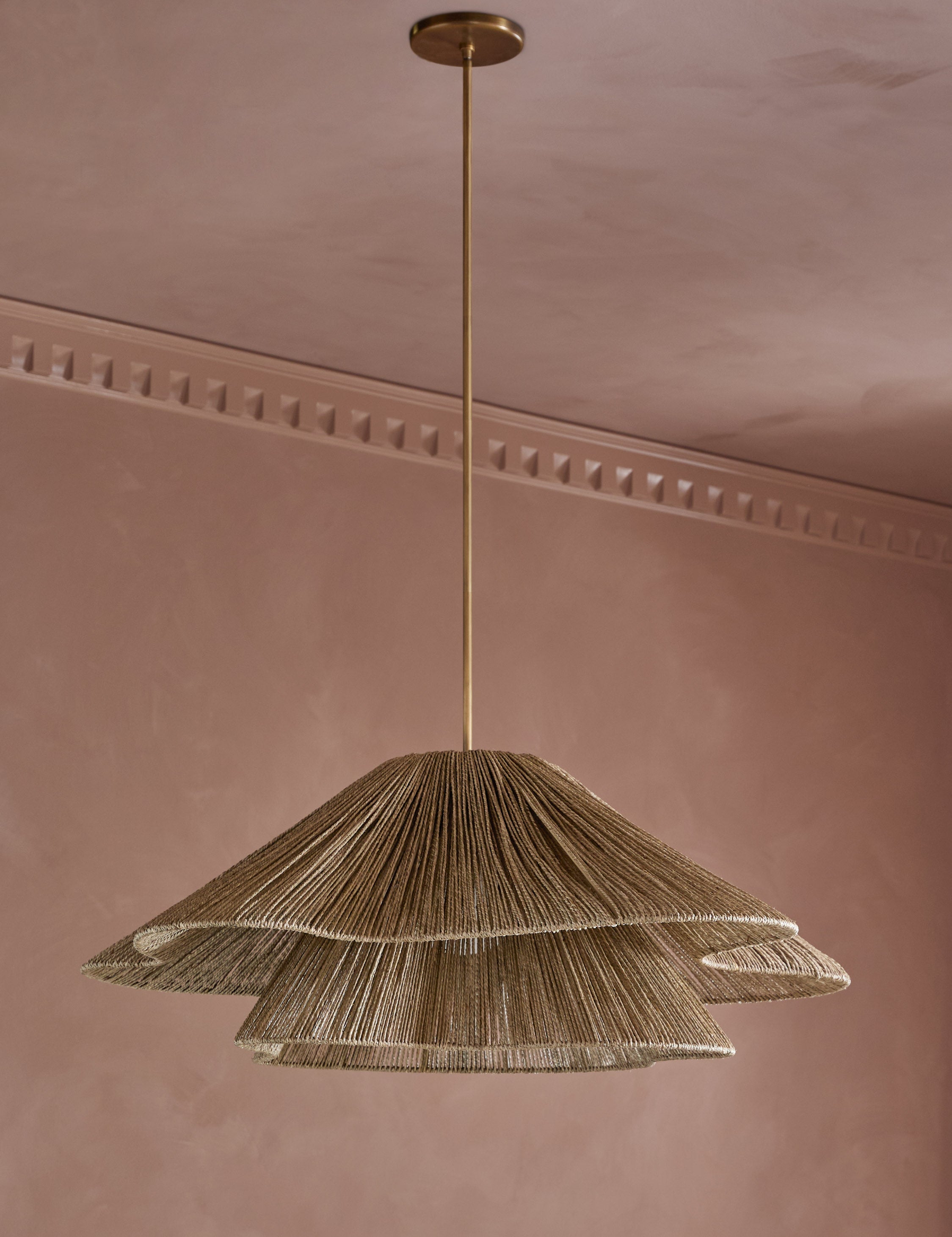 Mira Pendant Light | Woven Jute, Sculptural Design
