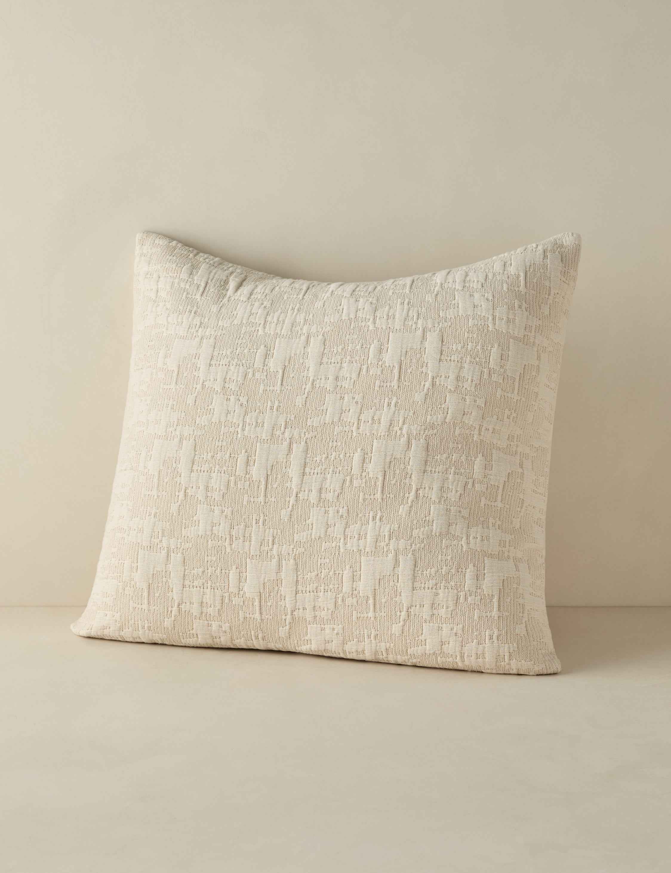 Milo Cotton Sham | Soft-Texture Comfort, Zen Garden Inspired