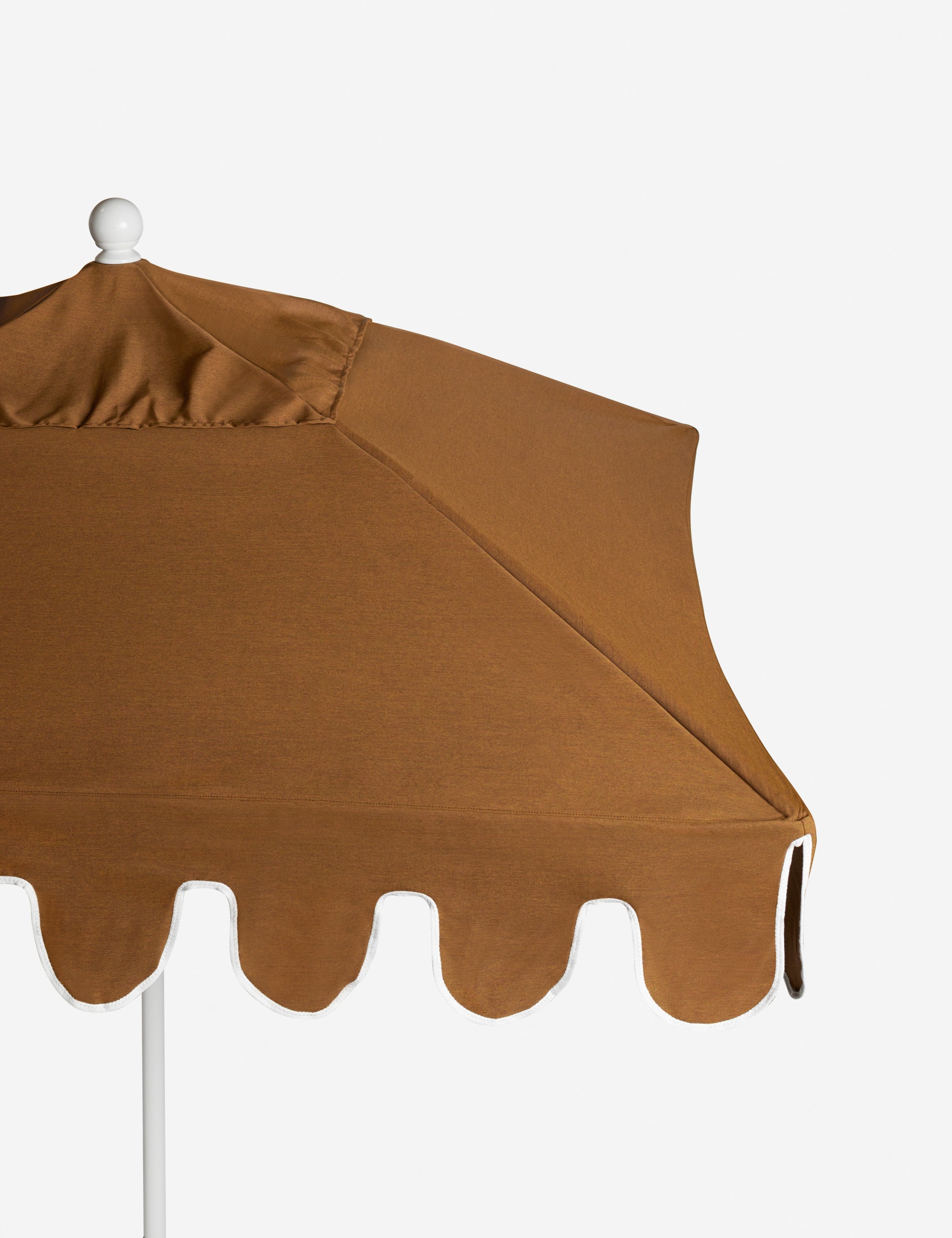 Nero Outdoor Umbrella | Scalloped Edge, Crisp Canopy Design