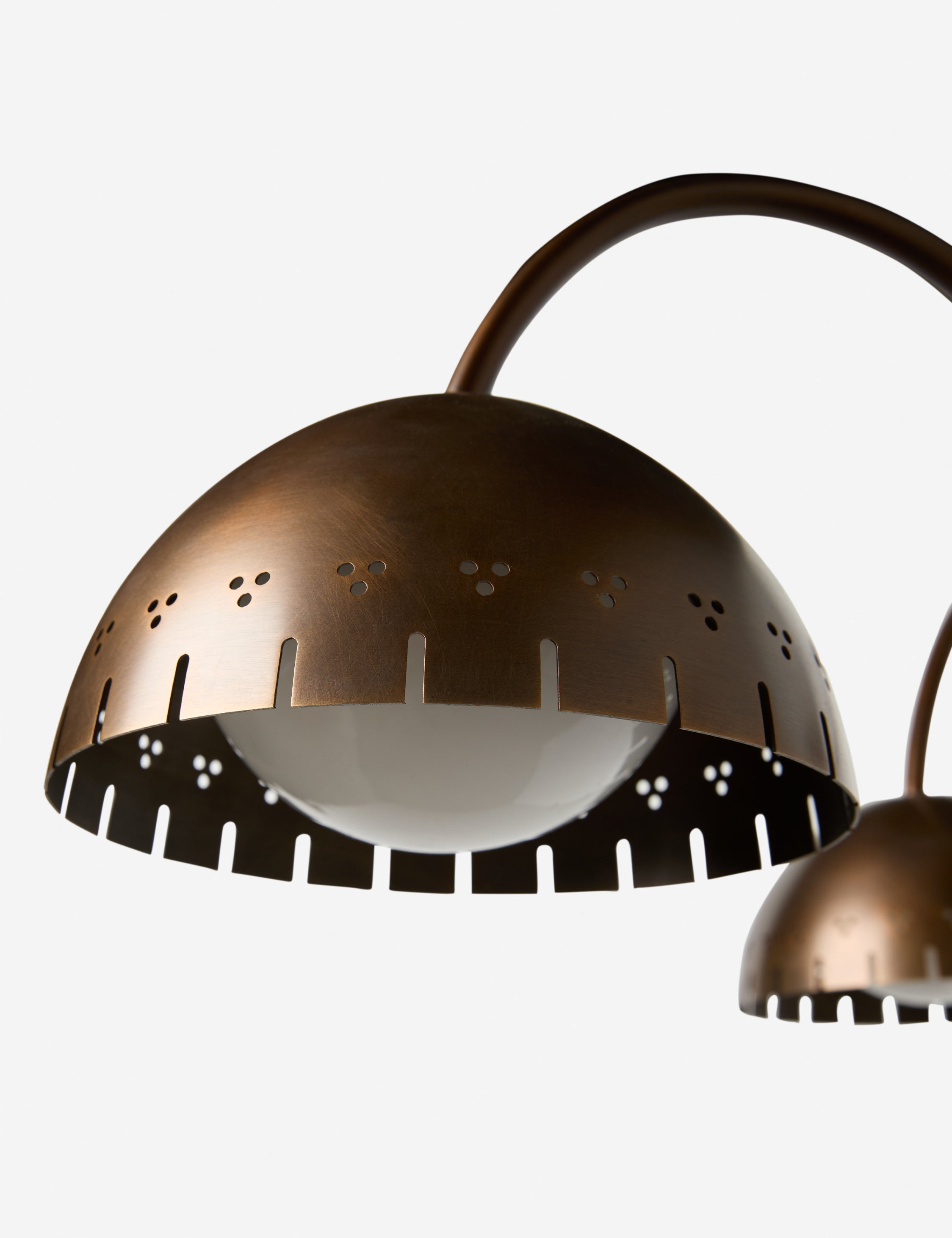 Omero Chandelier | Burnished Brass with Elegant Detailing