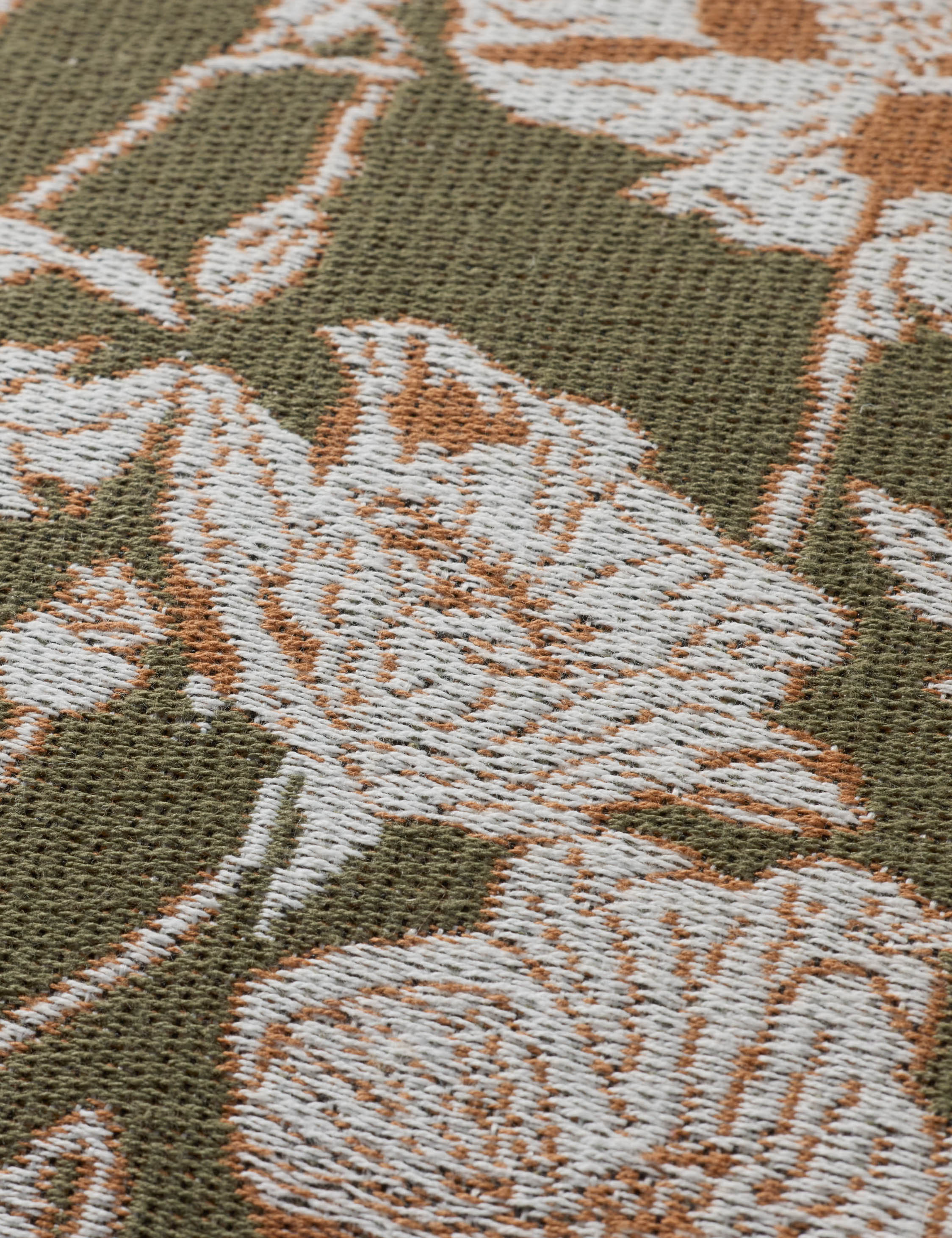 Mira Pillow | Woven Jacquard, Hand-Drawn Florals