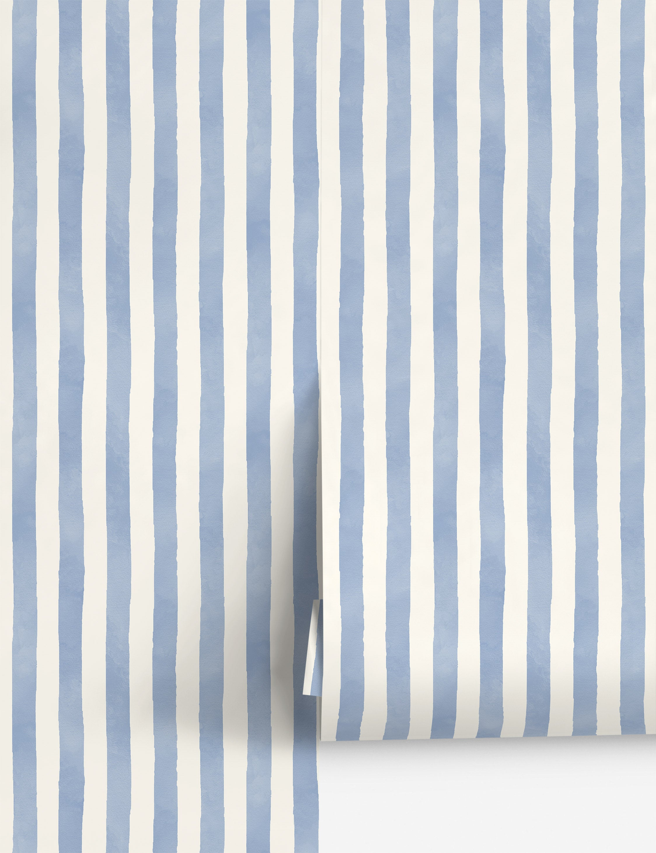 Bela Painterly Stripe Wallpaper | Organic-Inspired Design