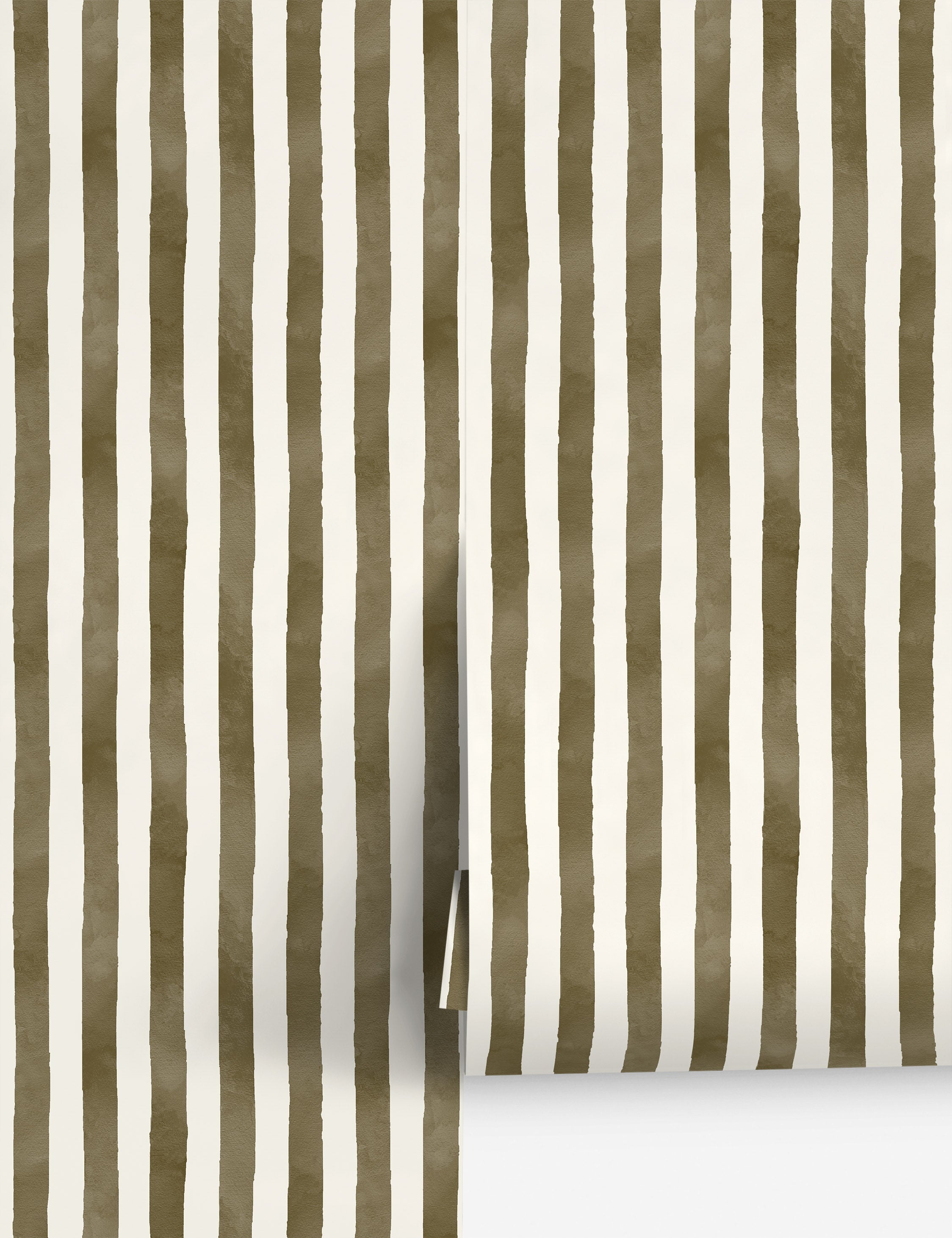 Bela Painterly Stripe Wallpaper | Organic-Inspired Design