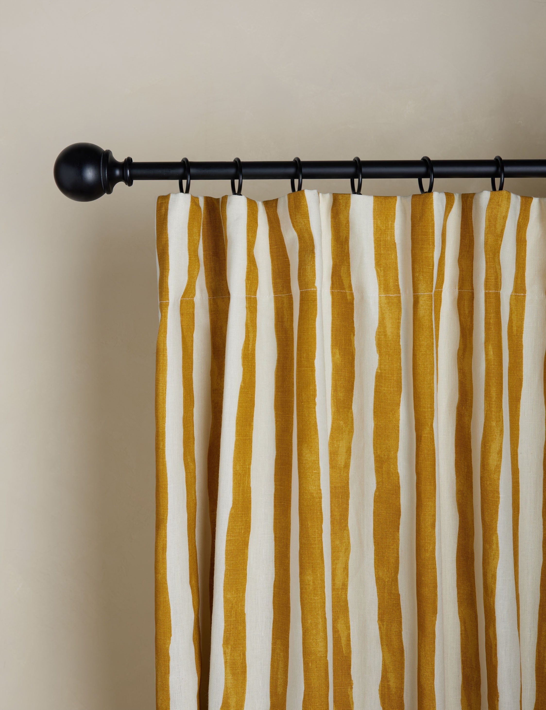 Pinnacle Stripe Curtain Panel | Linen, Exclusive Design by Sarah Sherman Samuel