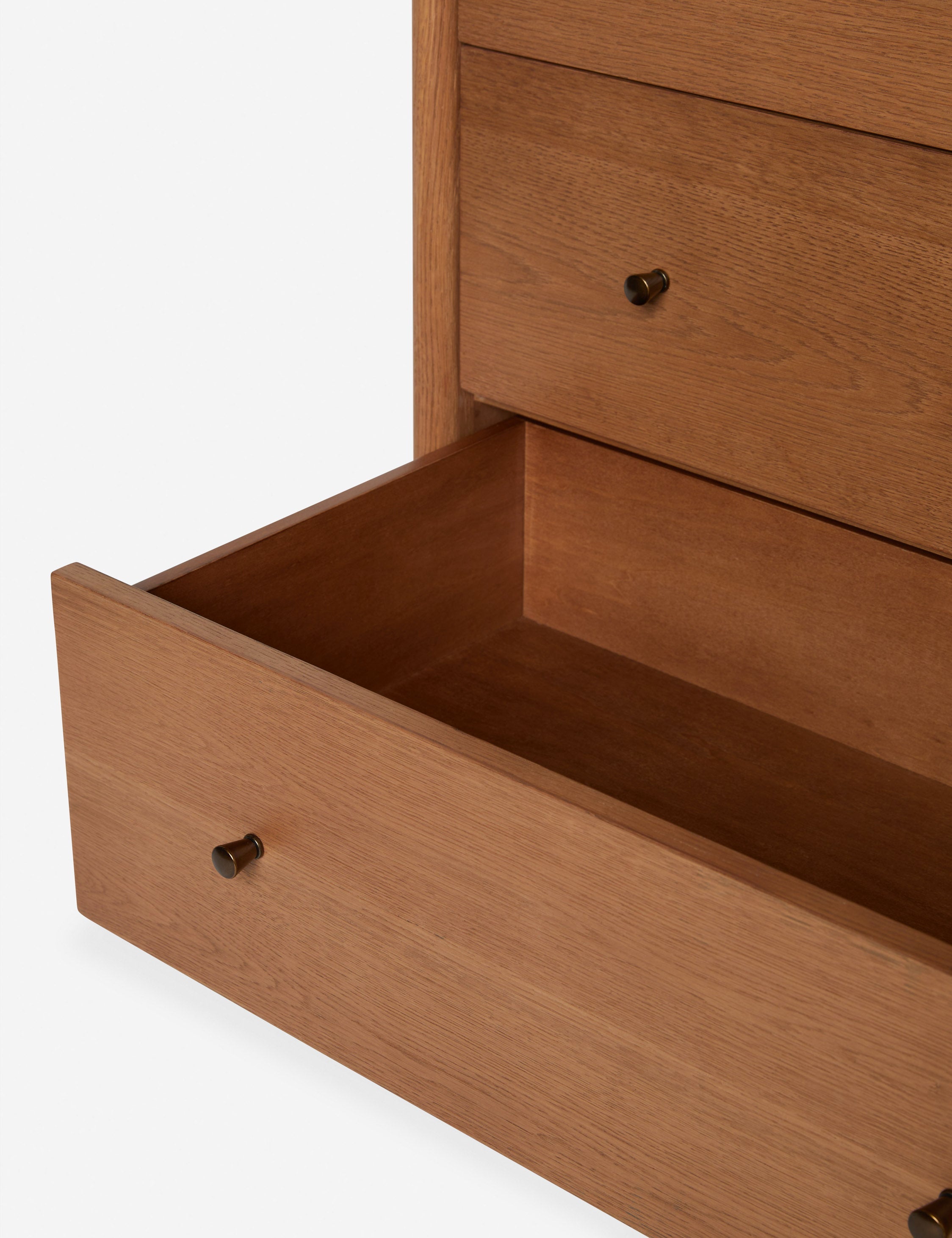 Pinnacle Dresser | Natural Wood Frame, Luxe Marble Top