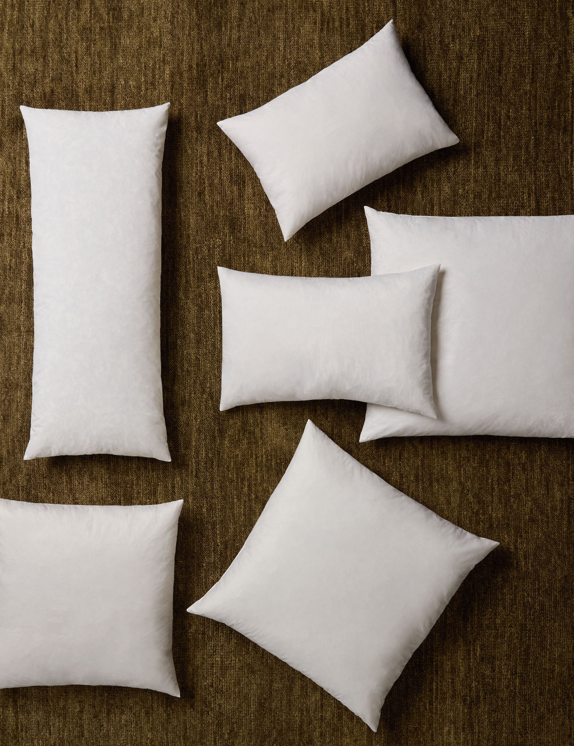 Fina Decorative Pillow Insert | 95% Feather, Soft Down Blend