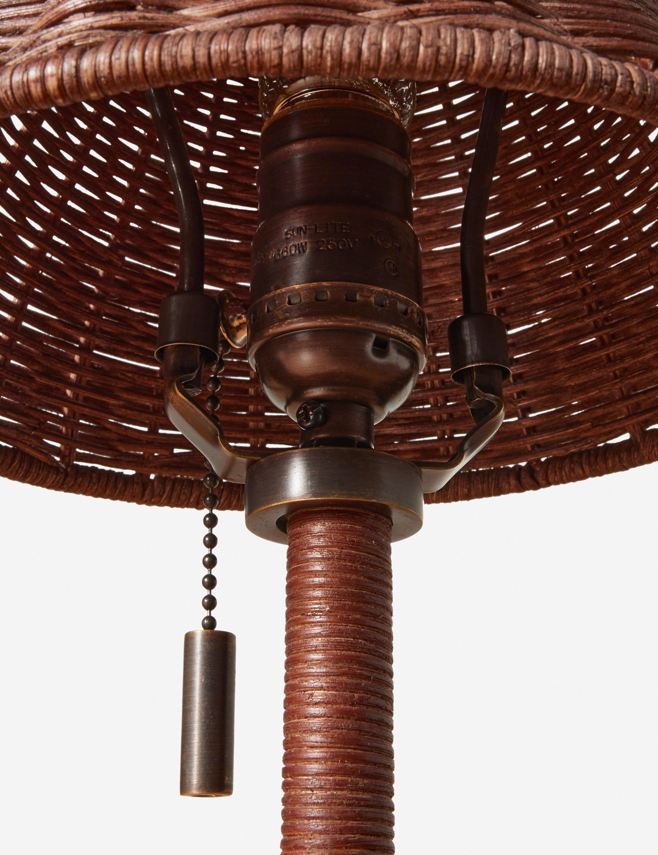 Bela Table Lamp | Rattan Design with Chic Accents