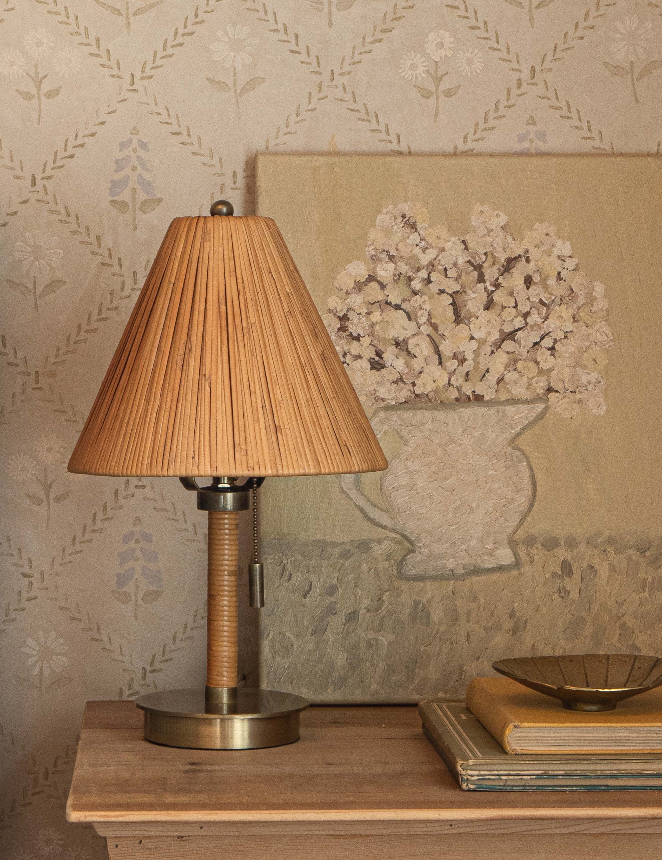 Bela Table Lamp | Rattan Design with Chic Accents