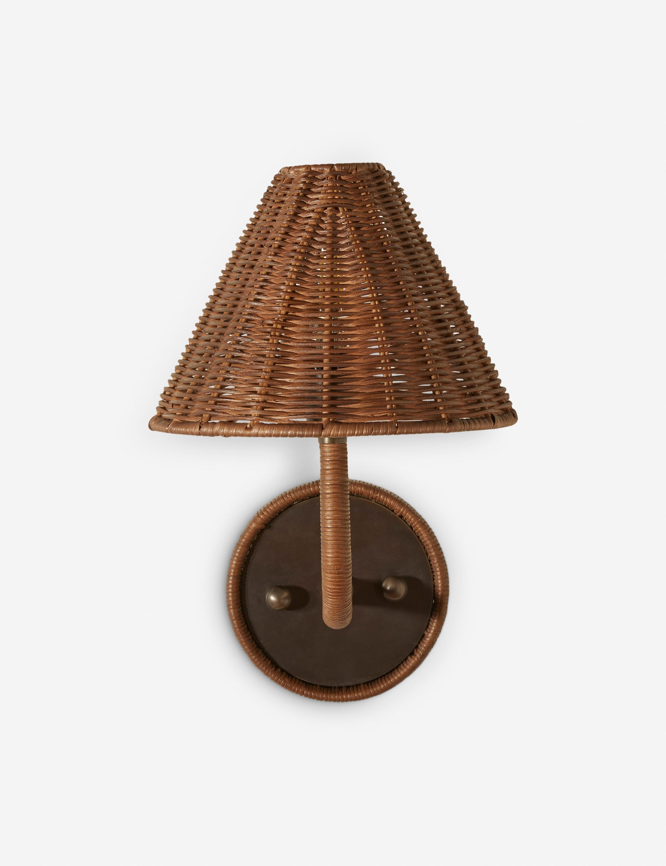 Bela Sconce | Rattan Design with Chic Accents