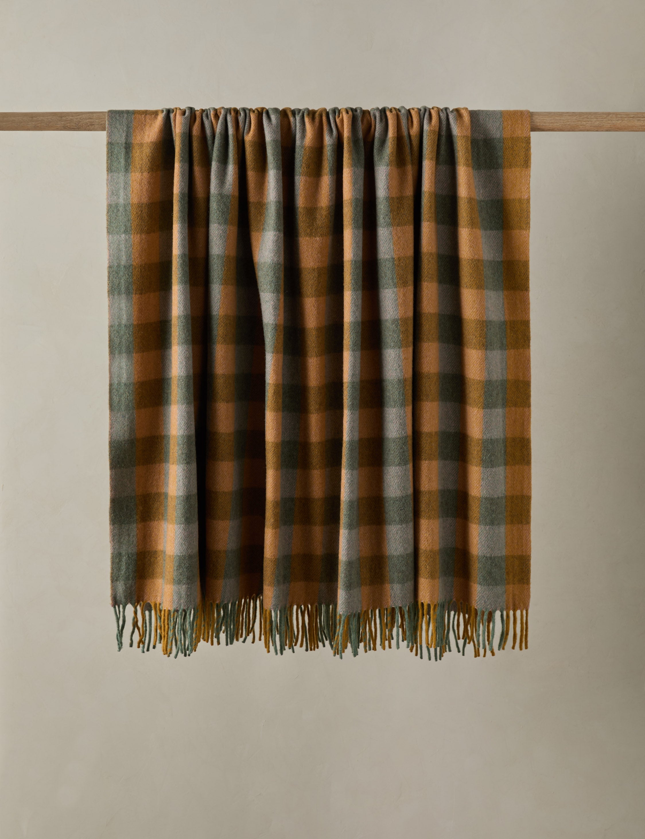 Bello Recycled Wool Throw | Soft, Durable Twill Weave Blanket