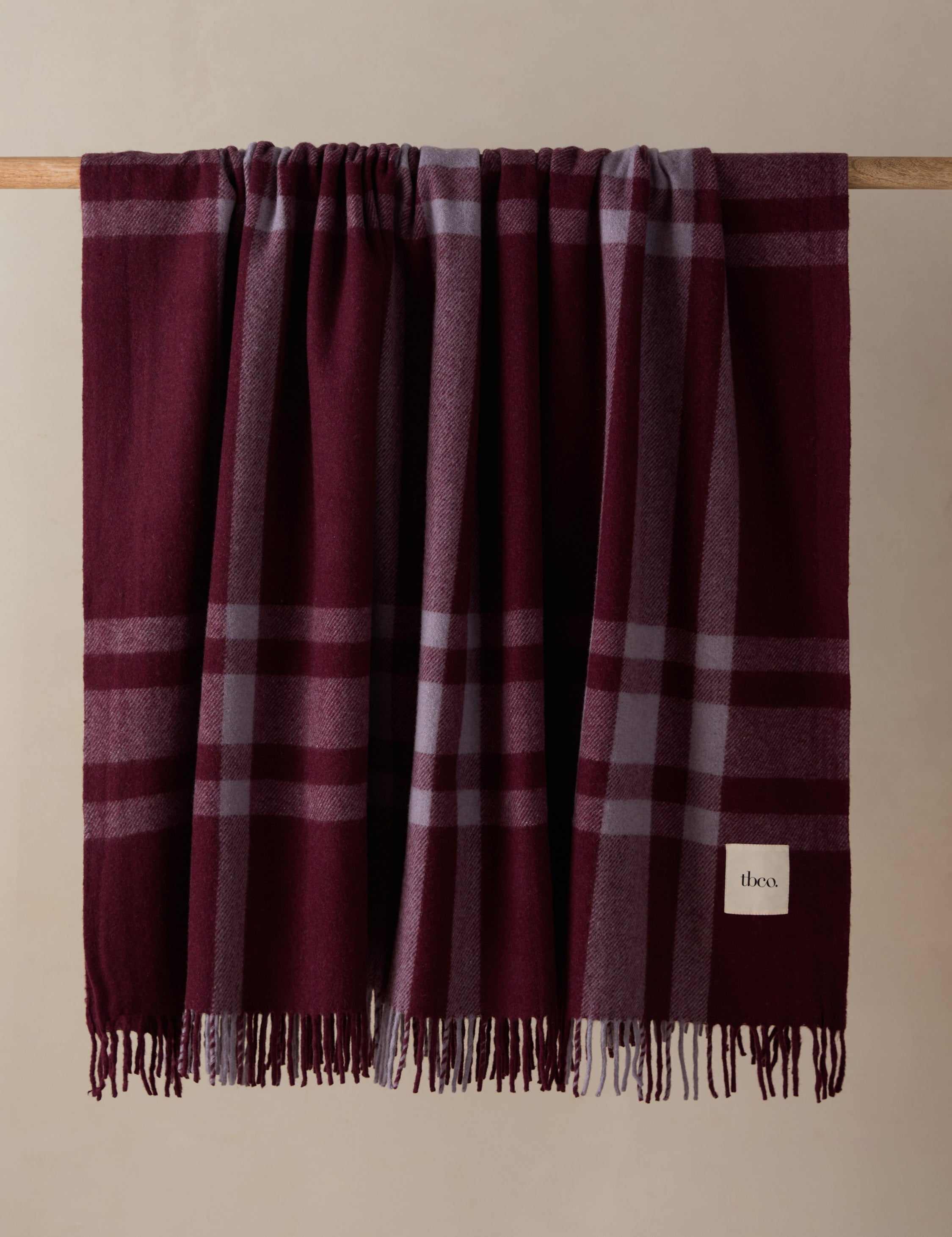 Bello Recycled Wool Throw | Soft, Durable Twill Weave