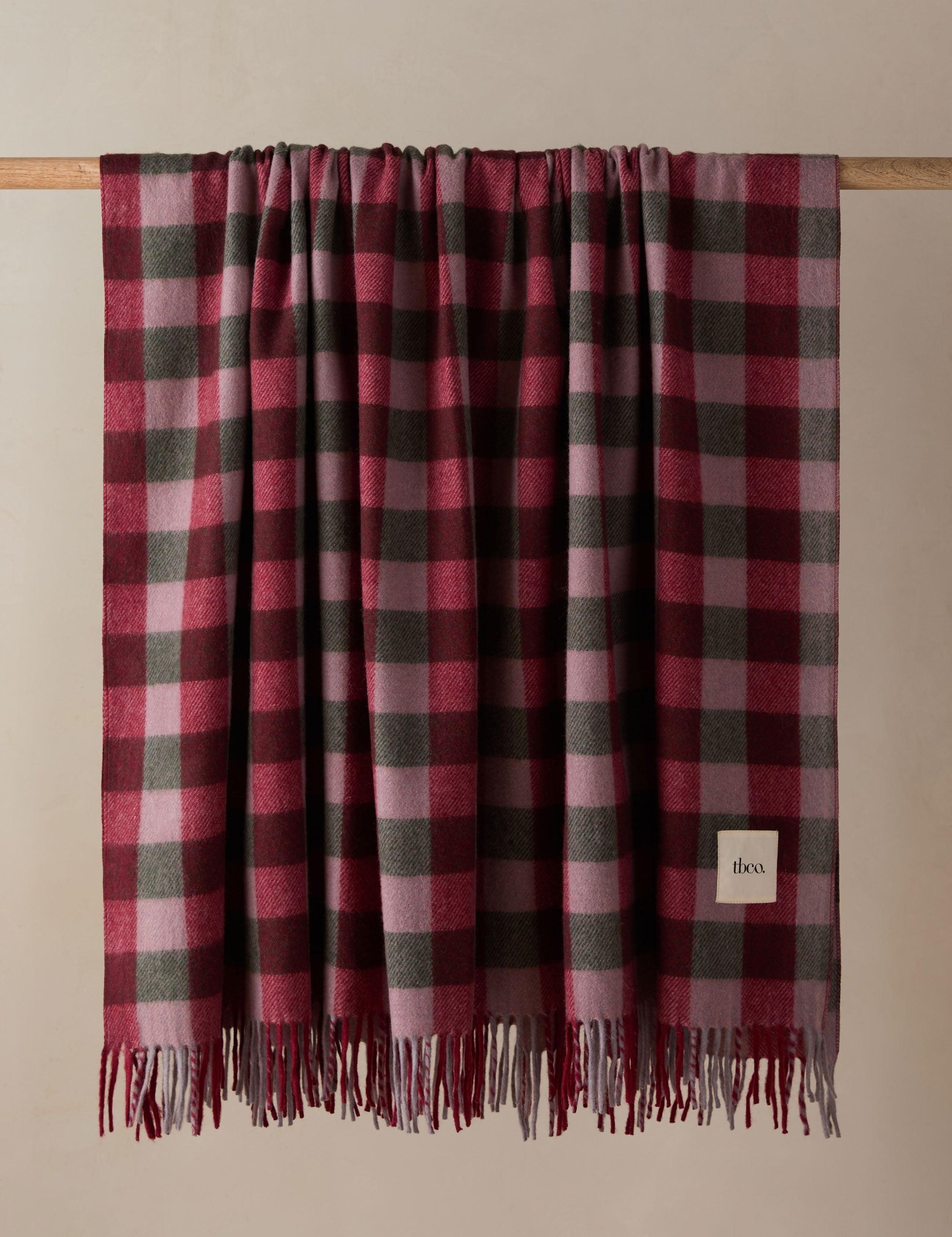 Bello Recycled Wool Throw | Soft, Durable Twill Weave