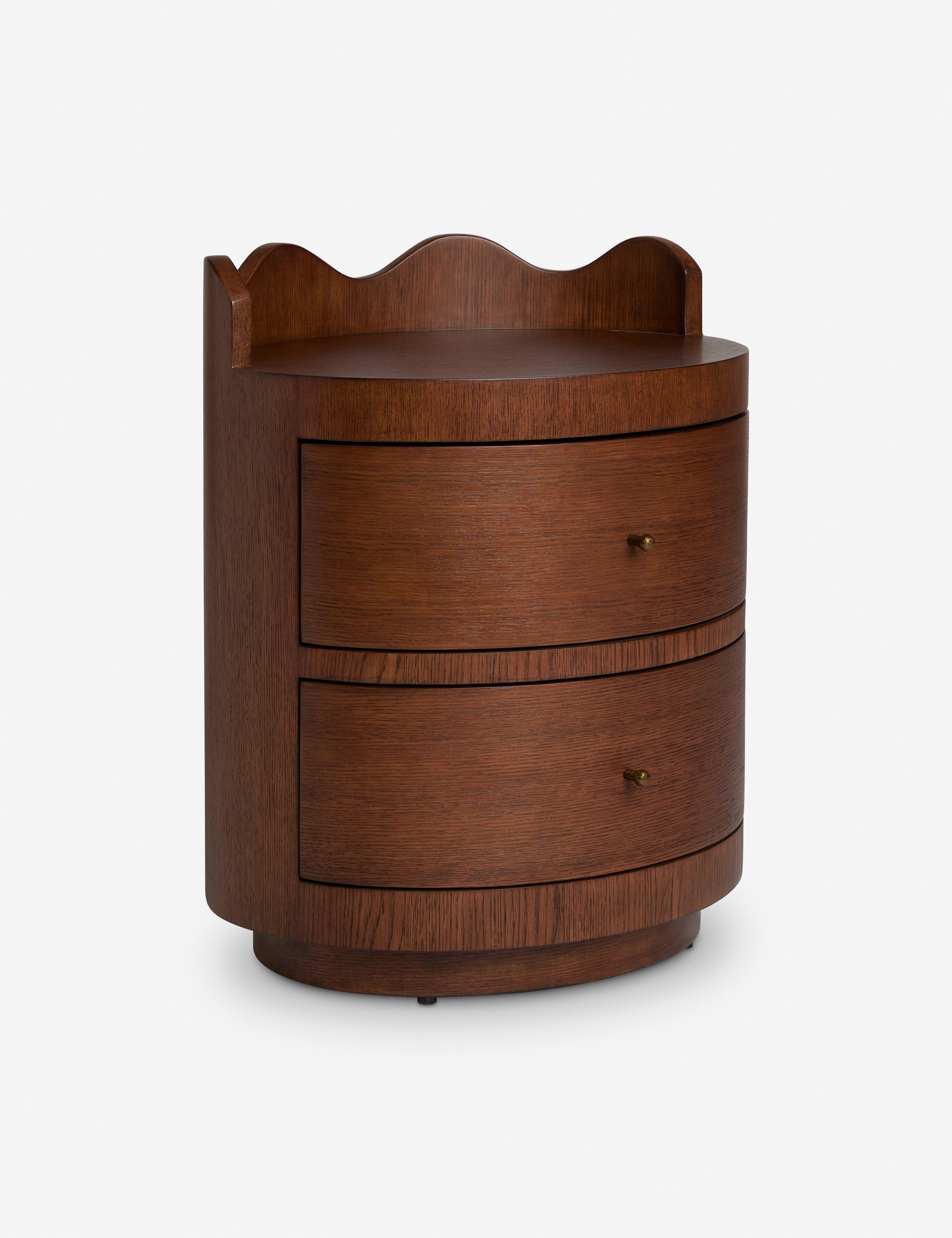 Bello Nightstand | Curved Drawer Fronts, Timeless Woodwork