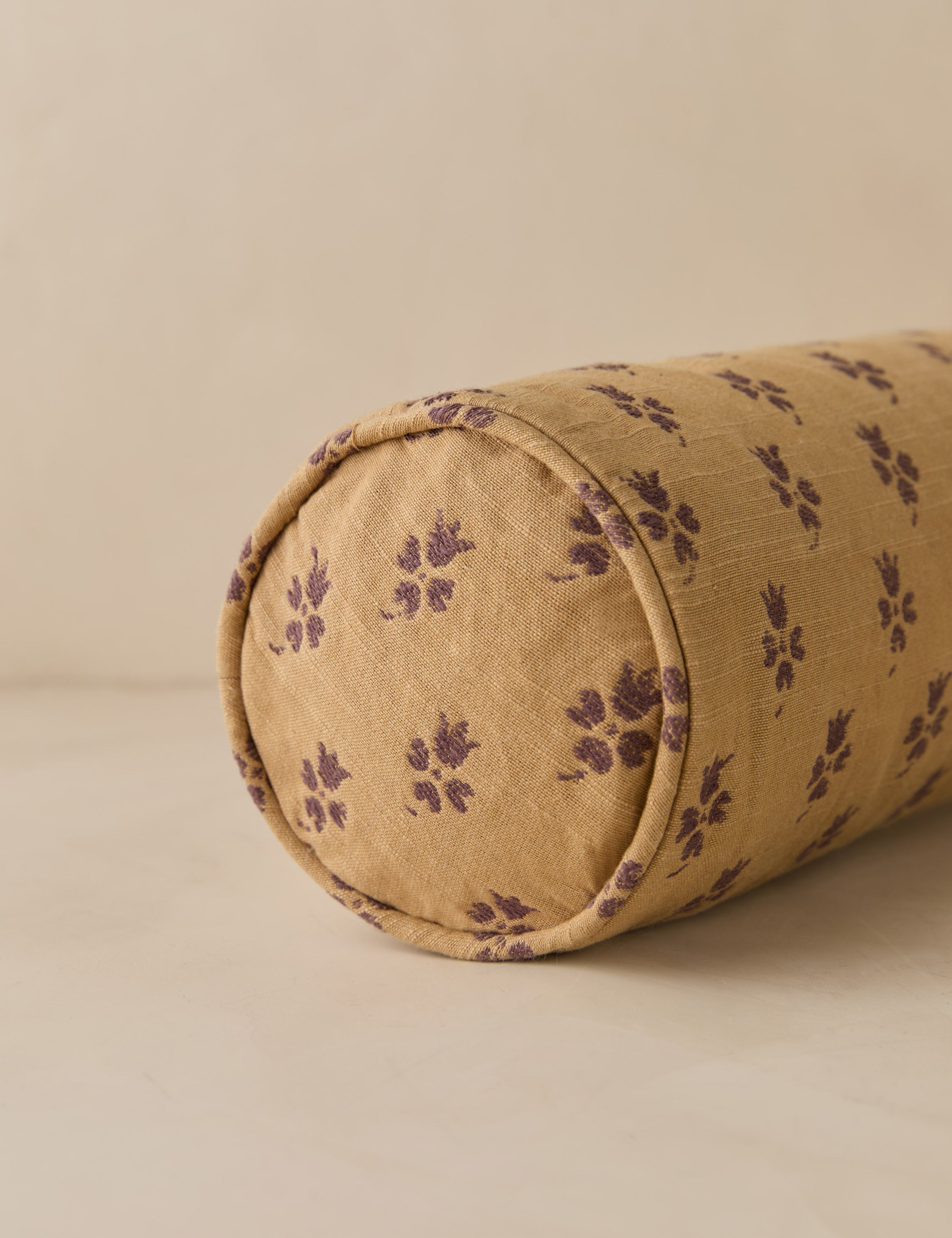Riva Jacquard Pillow | Delicate Floral Design, Textural Detail