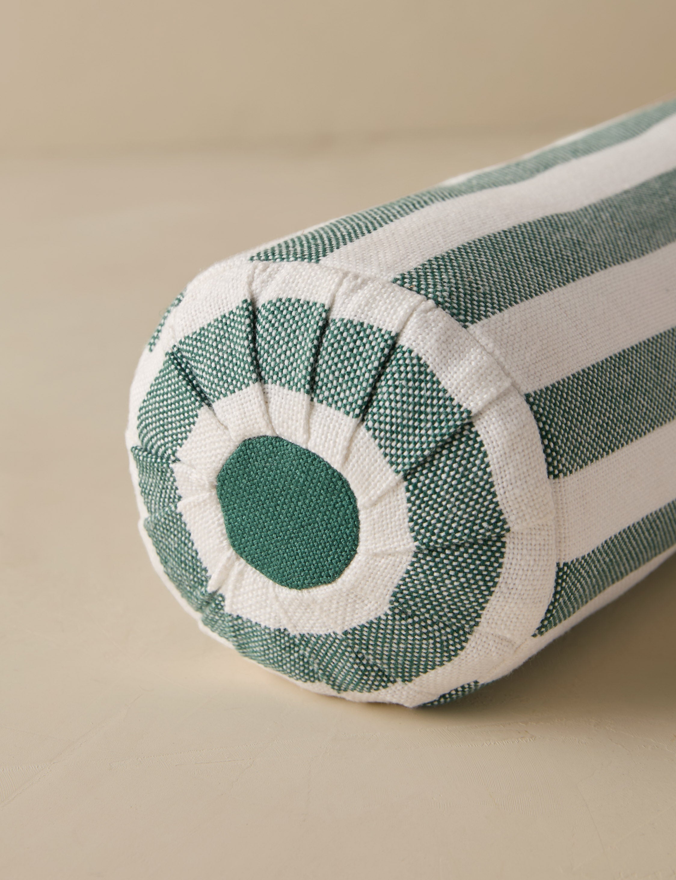 Rydell Bolster Pillow | Cylindrical Design, Chic Stripe