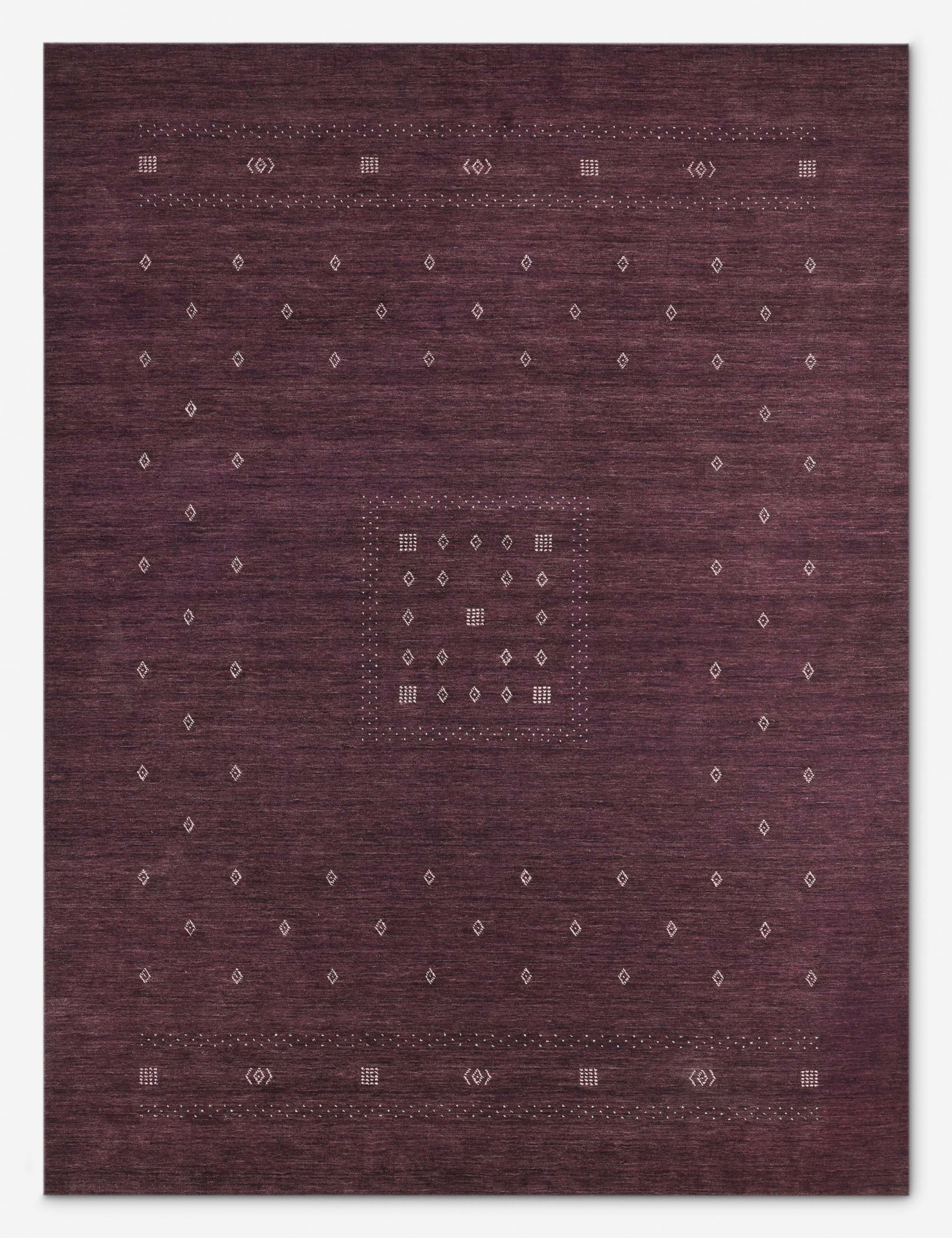 Cyrena Wool Rug | Hand-Loomed, Geometric Design