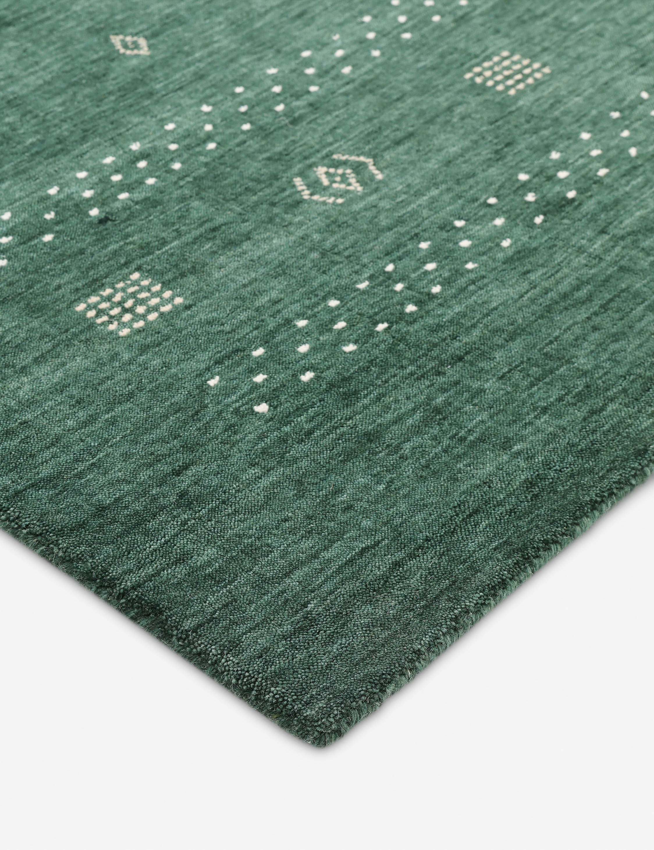 Cyrena Wool Rug | Hand-Loomed, Geometric Design