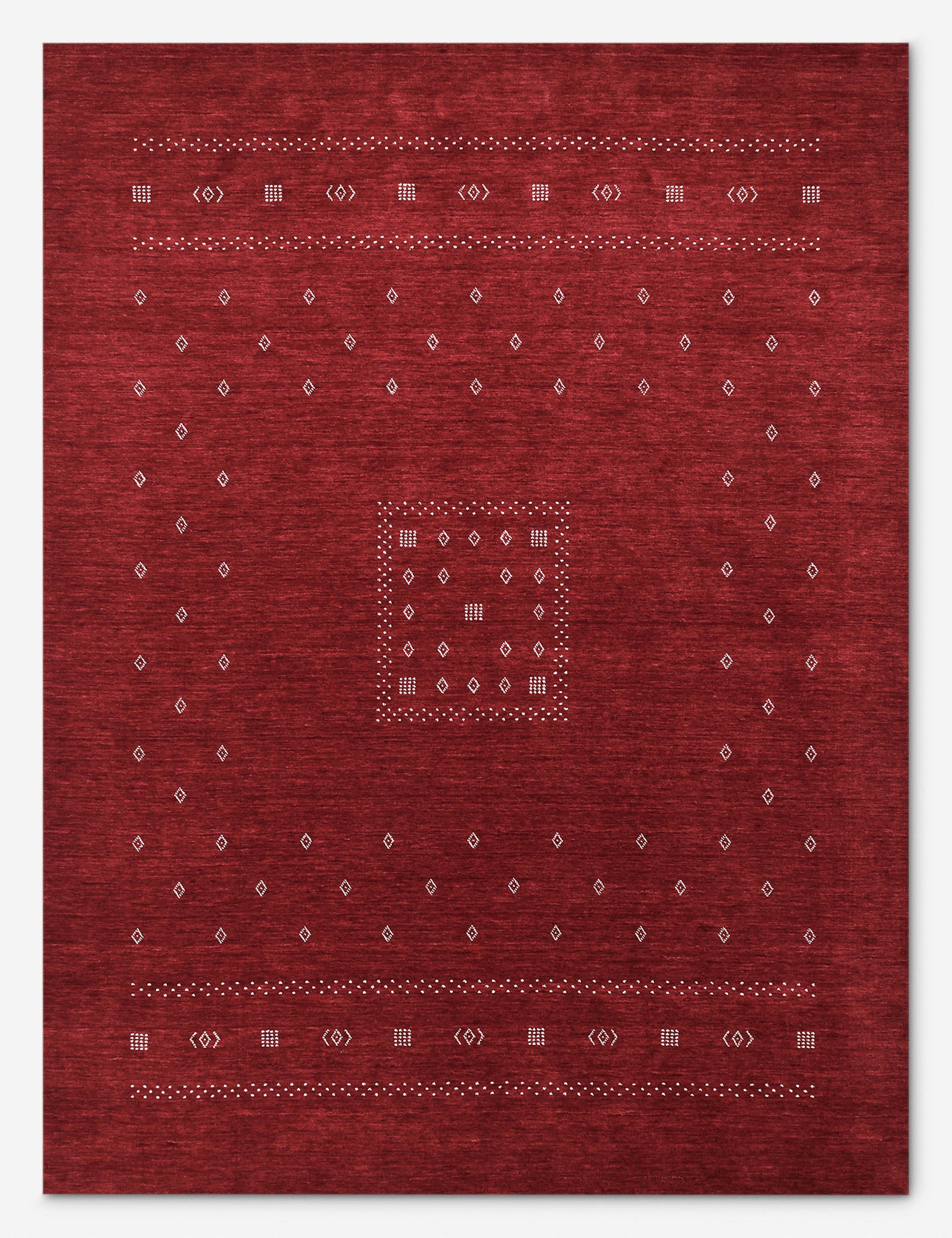 Cyrena Wool Rug | Hand-Loomed, Geometric Design