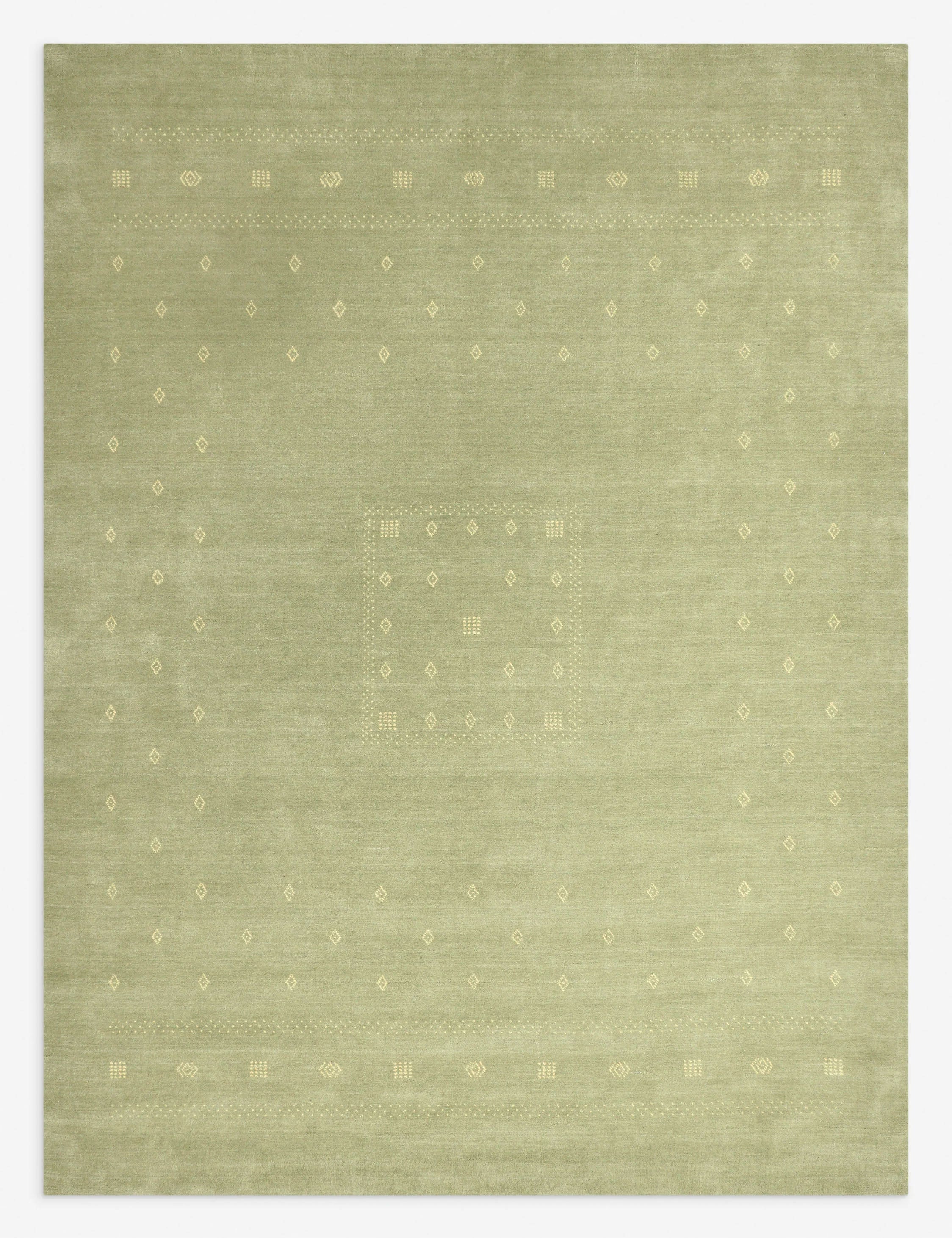 Cyrena Wool Rug | Hand-Loomed, Geometric Design