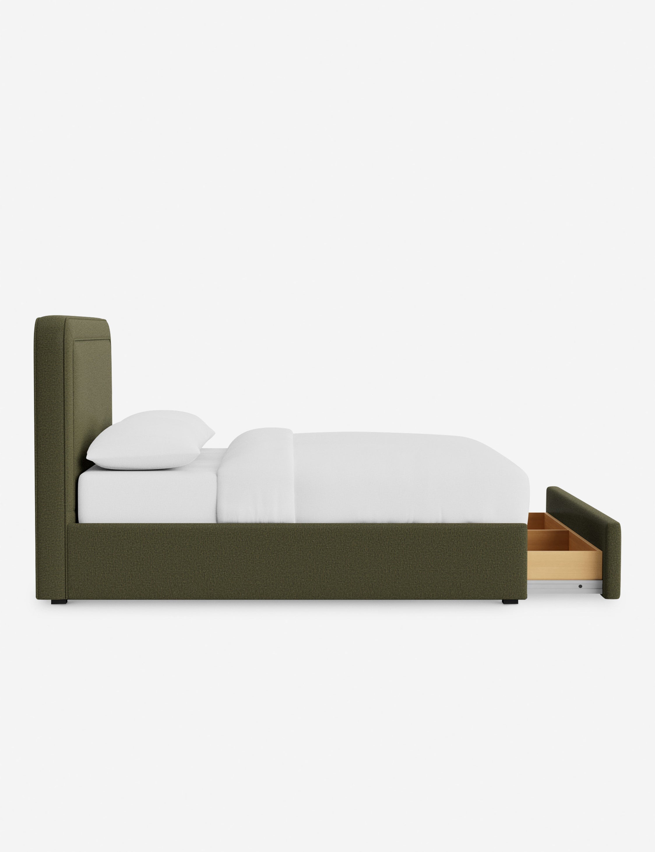 Sierra Storage Bed | Upholstered Frame, Built-In Storage