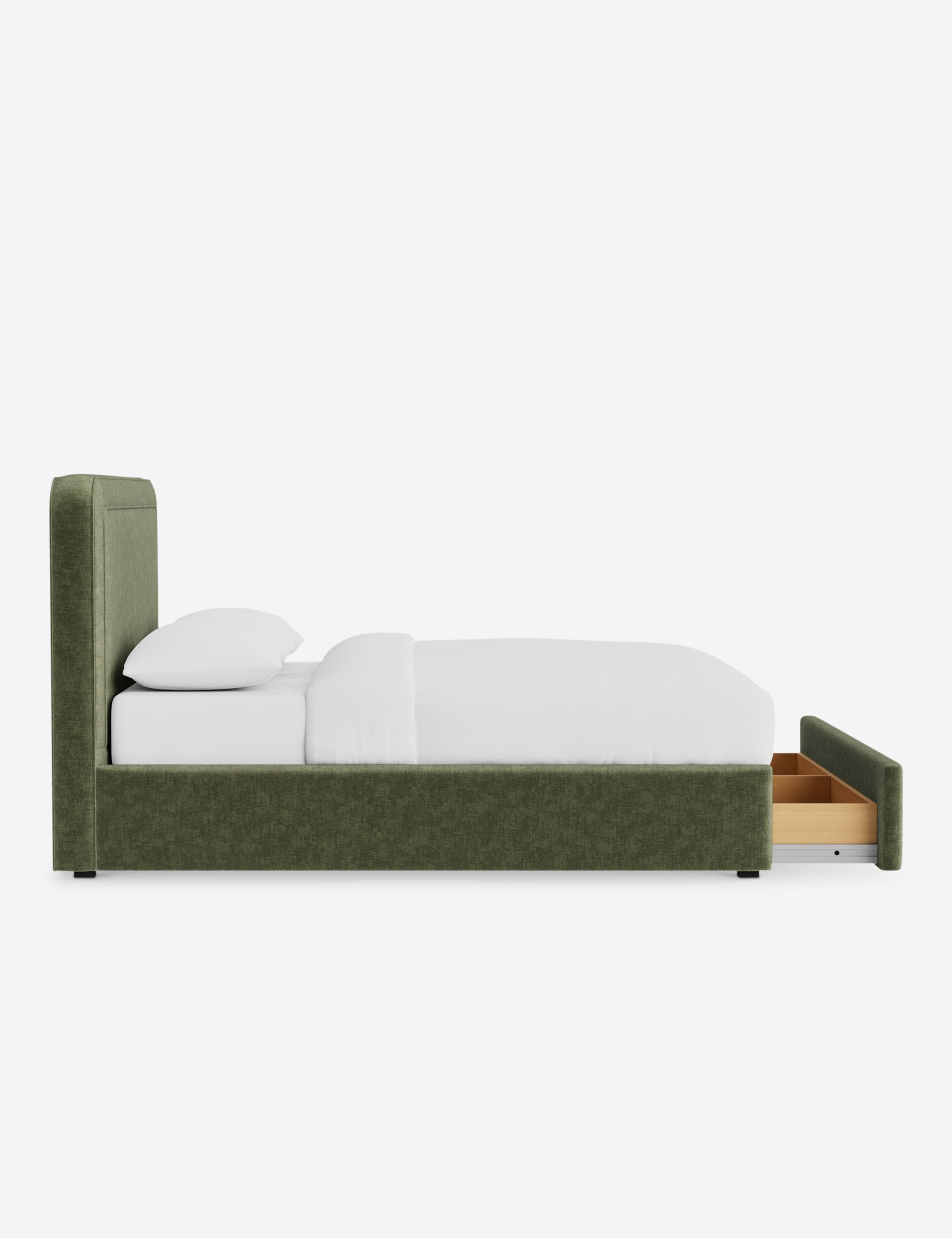 Sierra Storage Bed | Upholstered Frame, Built-In Storage