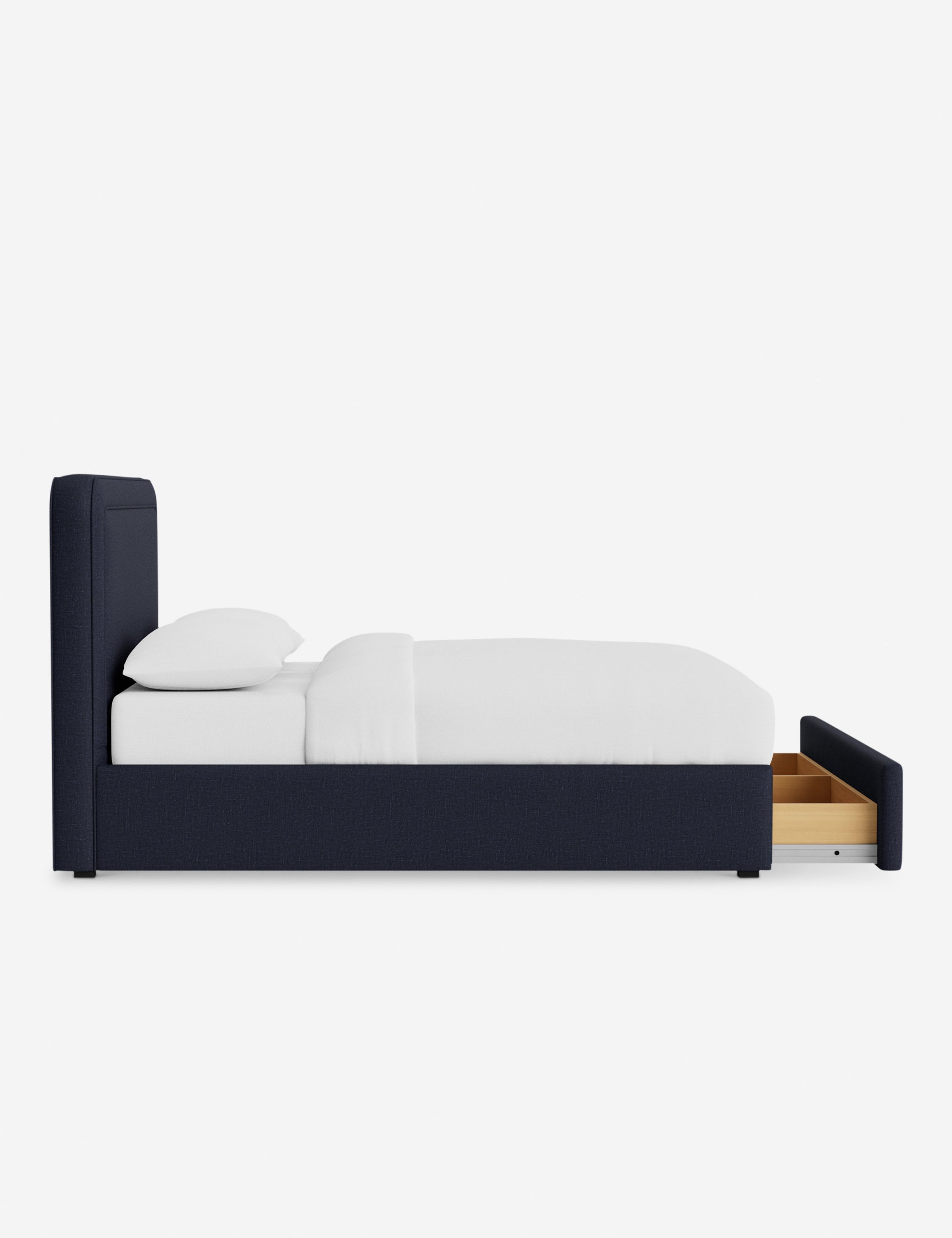 Sierra Storage Bed | Upholstered Frame, Built-In Storage