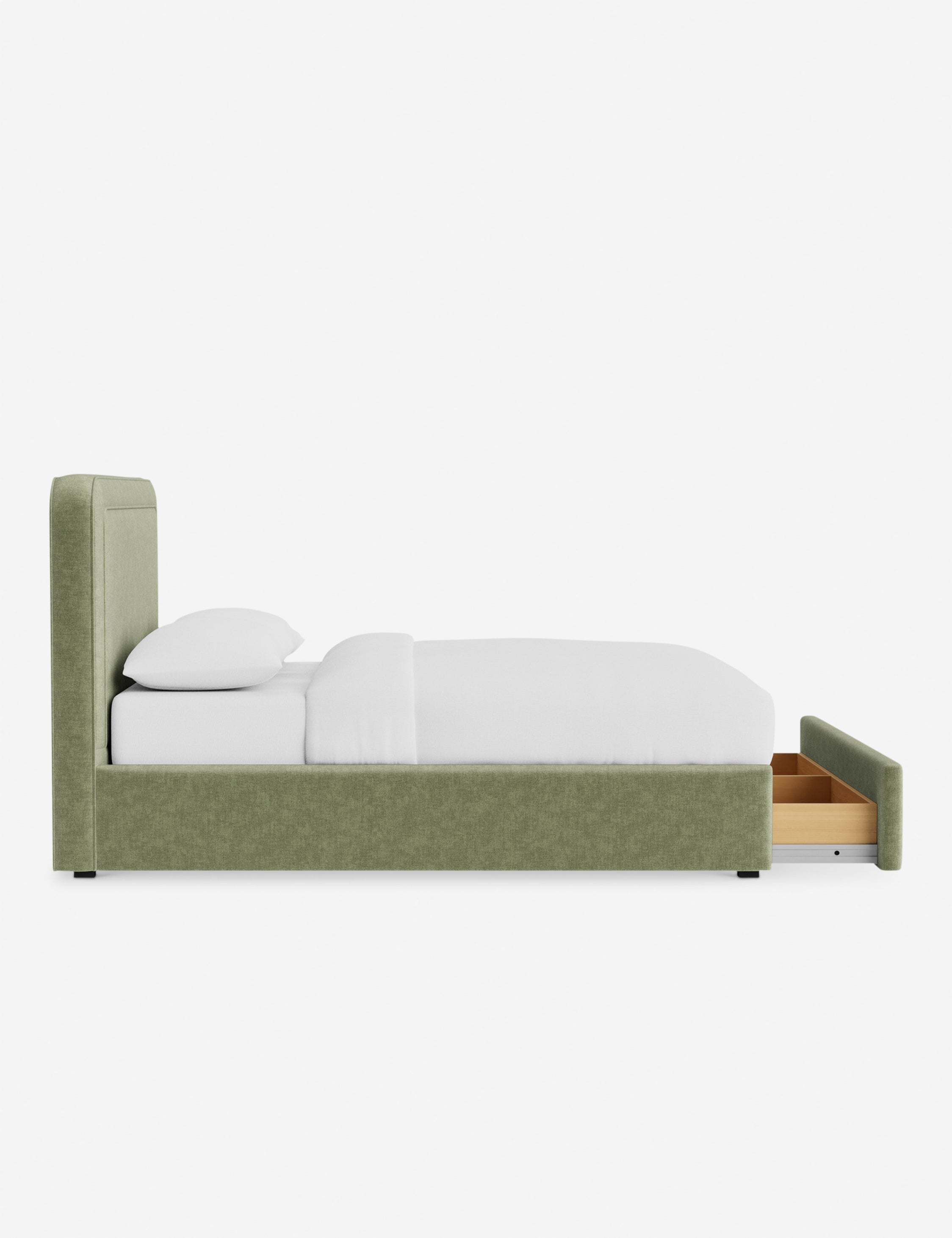 Sierra Storage Bed | Upholstered Frame, Built-In Storage