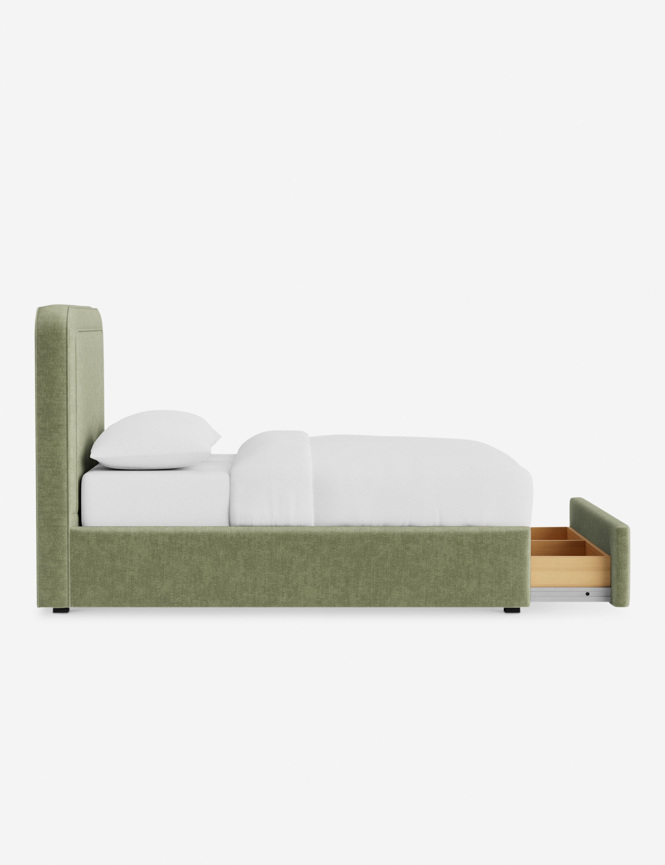 Sierra Storage Bed | Upholstered Frame, Built-In Storage